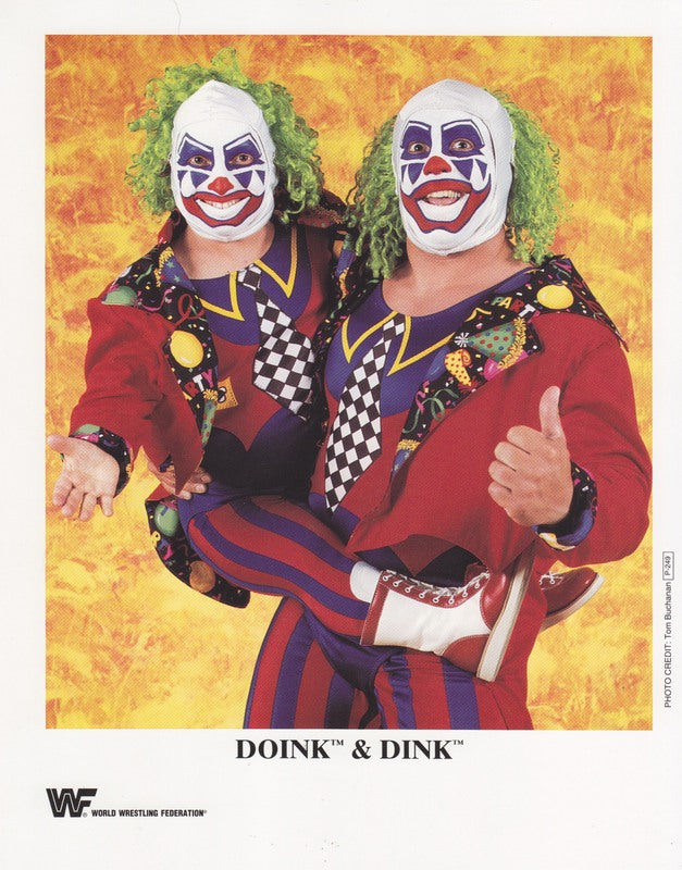 1994 Doink the Clown WWE Wrestling Action Figure - Rare P249b Color Variant - Perfect for Collectors & WWE Fans