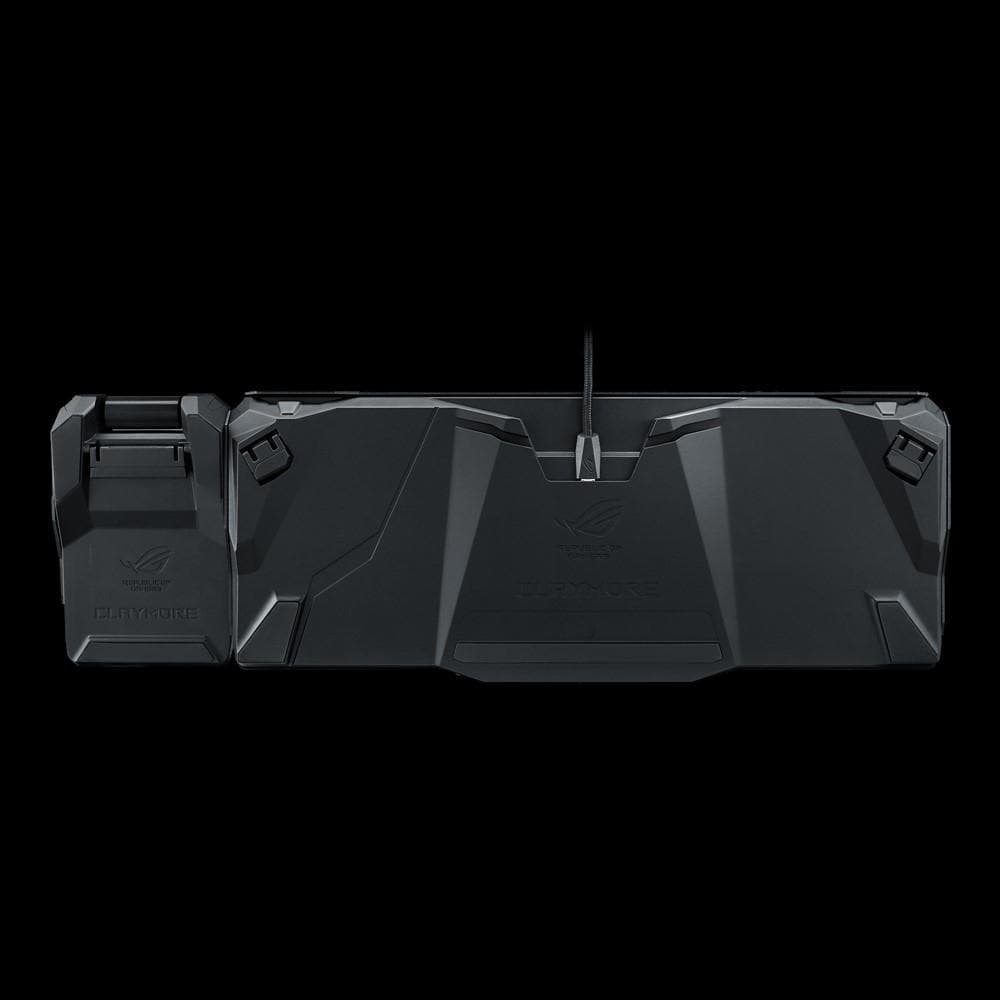 ASUS ROG Claymore MX Blue Mechanical Gaming Keyboard - Cherry MX Blue Switches, RGB Backlit, Detachable Numpad, 2-Year Warranty - Perfect for Esports, Gaming, and Office Work
