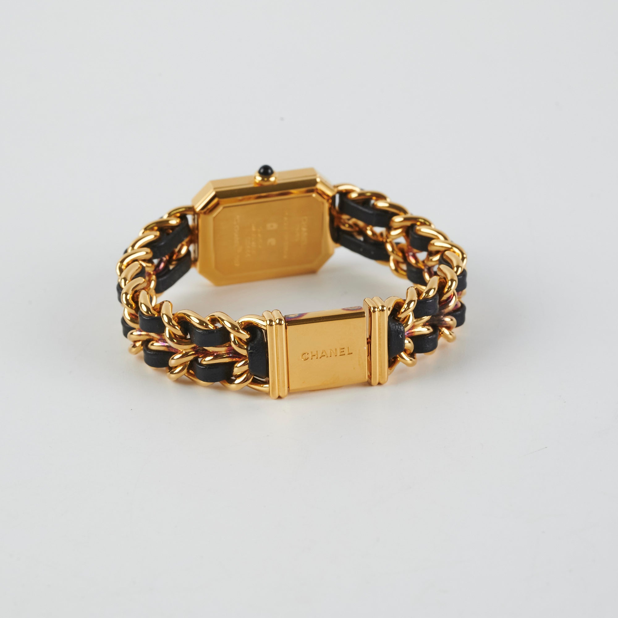 Chanel Premier Medium Black Gold Luxury Watch for Women - Elegant Dress & Formal Occasions