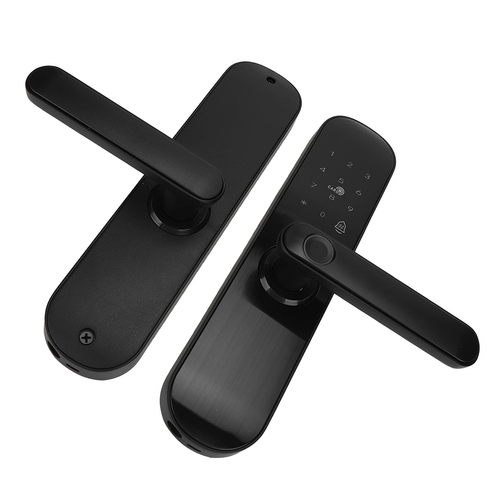 Shanrya Smart Door Lock - 5-in-1 Waterproof Fingerprint & RFID Keyless Entry System for Home Security - Perfect for Balcony, Front Door & Apartment Access Control