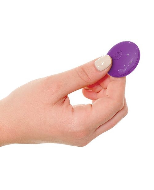3Some Total Ecstasy Rechargeable Silicone Vibrator with Remote Control - Purple | Discreet Adult Toy for Couples Play & Solo Pleasure