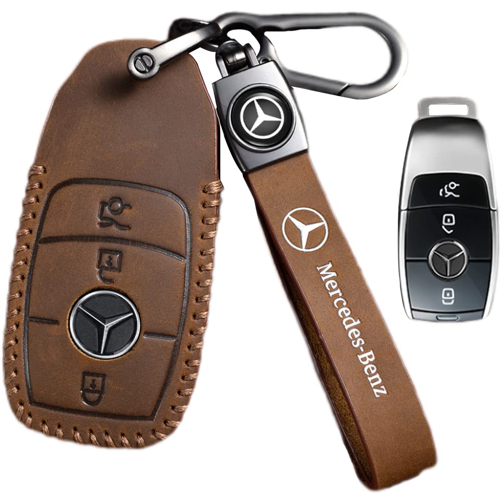 Mercedes Key Fob Cover for A B C E S G M R SL GLA GLC - Car Accessories for Protection & Style
