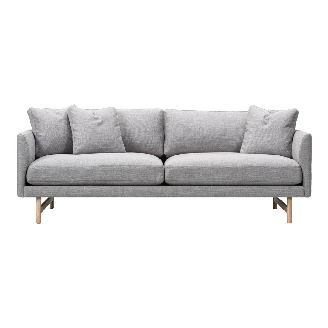 Calmo Sofa 95 - Modern 2-Seater Loveseat with Solid Wood Base for Living Room, Lounge & Small Spaces