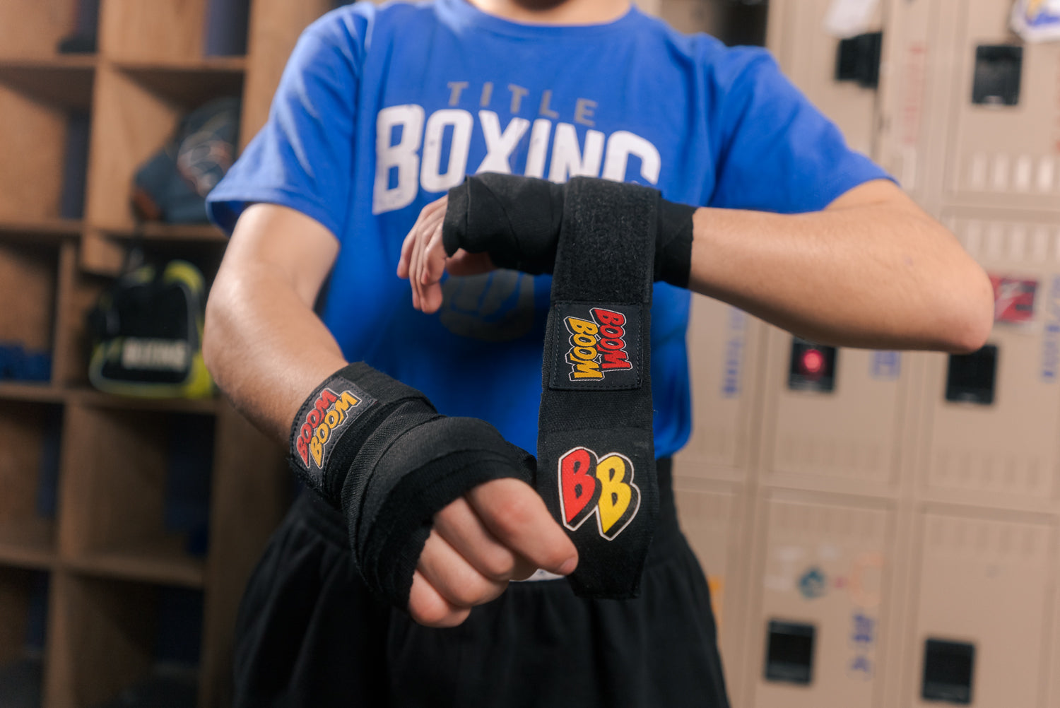 BOOM BOOM Boxing Youth Flex Hand Wraps - Premium Hand Protection for Boxing, MMA & Training - Ideal for Kids & Teens - Perfect for Gym, Sparring & Fitness Workouts