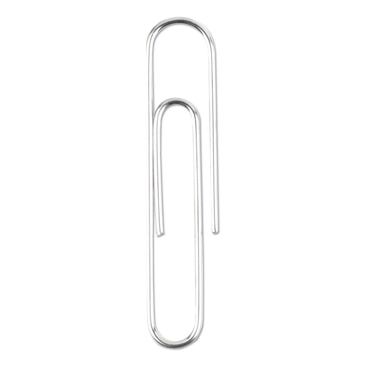 ACCO Recycled Paper Clips - Smooth Silver #1 Size - 100 Clips per Box, 10 Boxes per Pack - Perfect for Office, School & Home Organization
