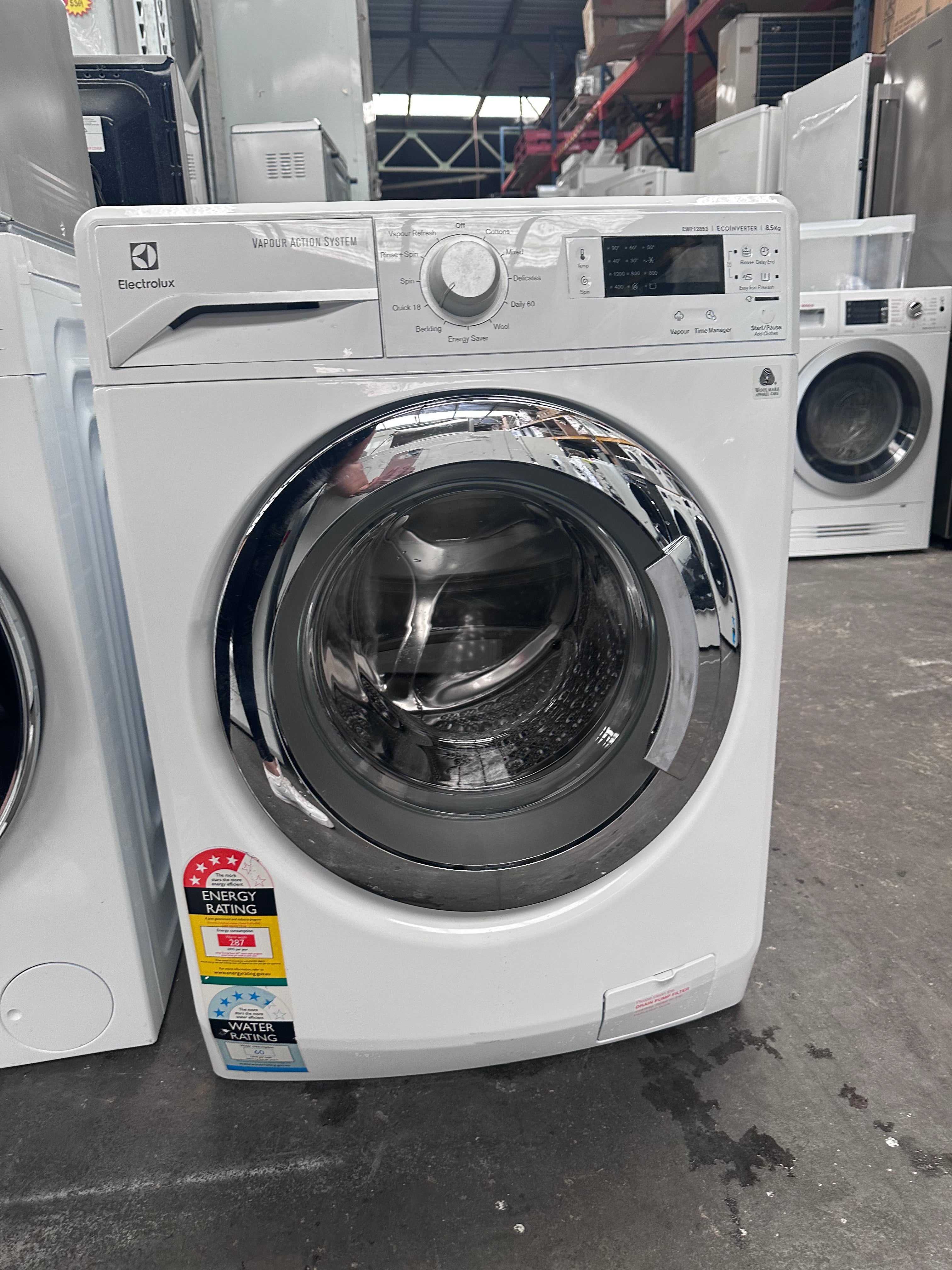 Electrolux 8.5kg Front Load Washing Machine - Energy Efficient, Quiet Operation, Refurbished | Perfect for Apartments, Small Homes & Laundry Rooms