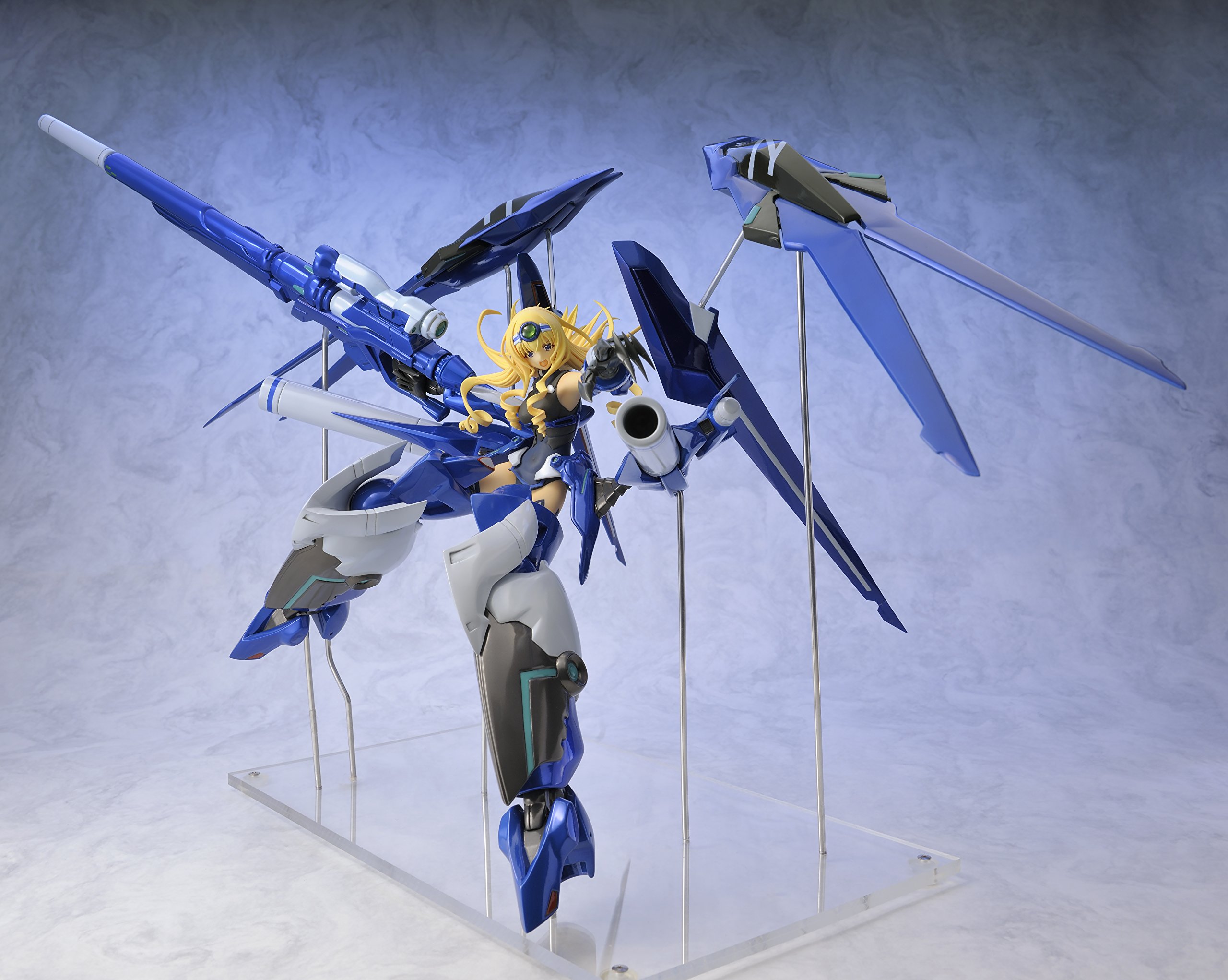 Amiami Infinite Stratos: Blue Tears Cecilia Alcott 1:8 Scale PVC Anime Figure - Perfect for Anime Collectors, Display & Gift Giving