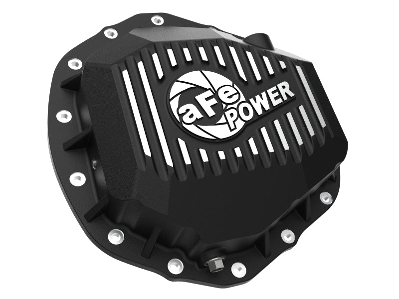 aFe Pro Series Rear Differential Cover for 2019-2023 Dodge Ram 2500/3500 - Black with Machined Fins | Heavy-Duty Truck Protection & Off-Road Performance Upgrade