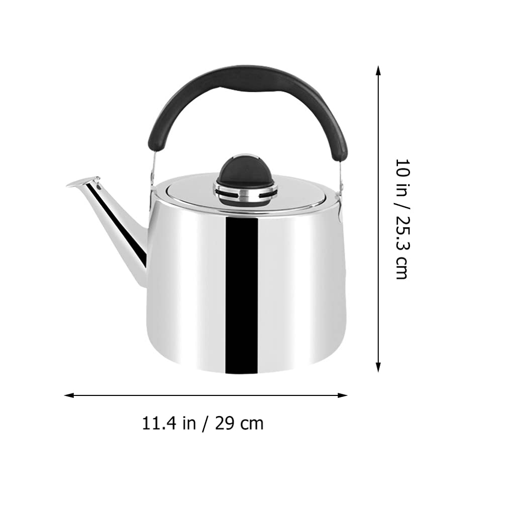 Premium Stainless Steel Whistling Tea Kettle for Gas Stove - Thickened Universal Water Boiling Pot for Home & Kitchen - Perfect for Making Tea, Coffee, and Hot Beverages