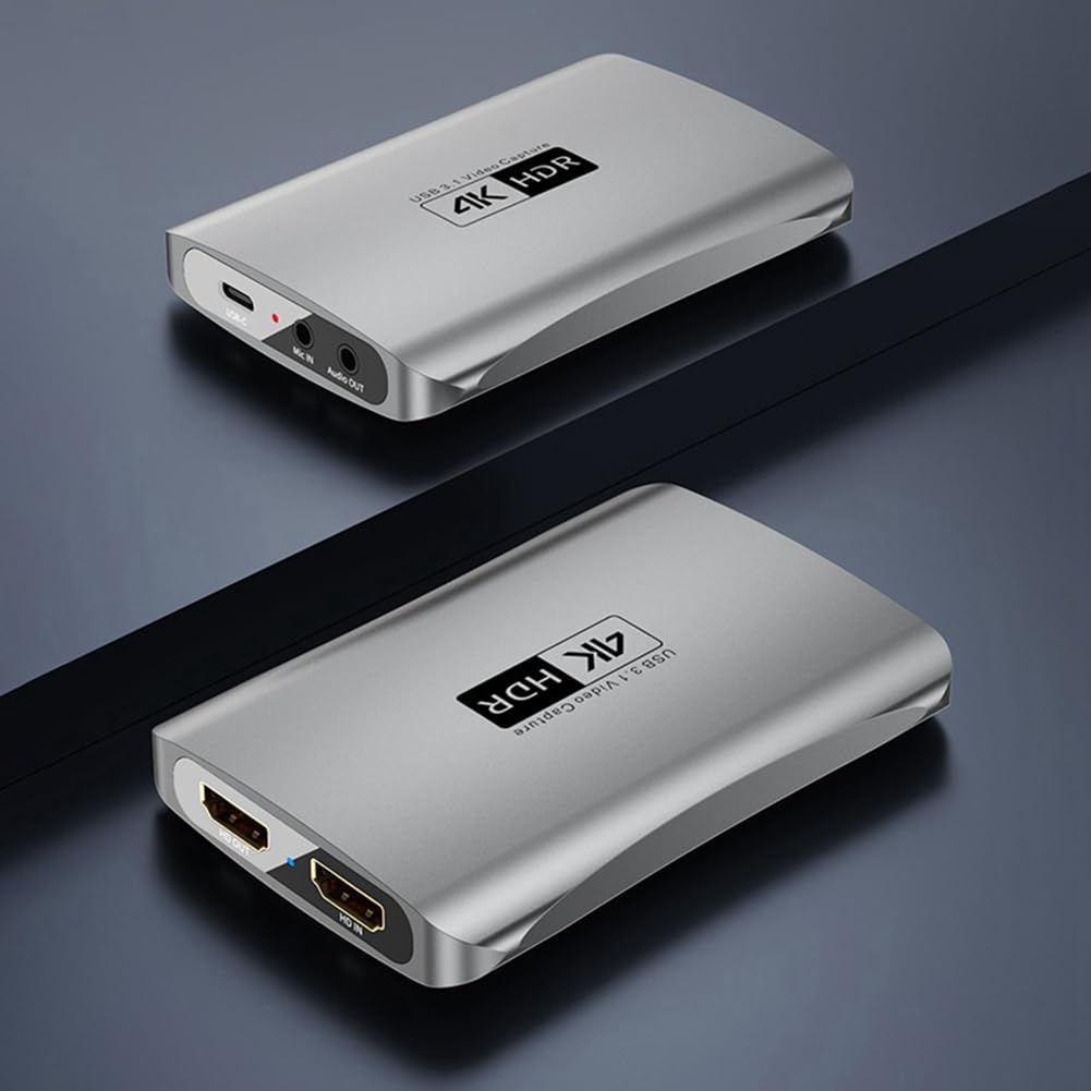 HD Video Capture Card for Laptop & Phone - Aluminum CNC - Live Streaming & Gaming