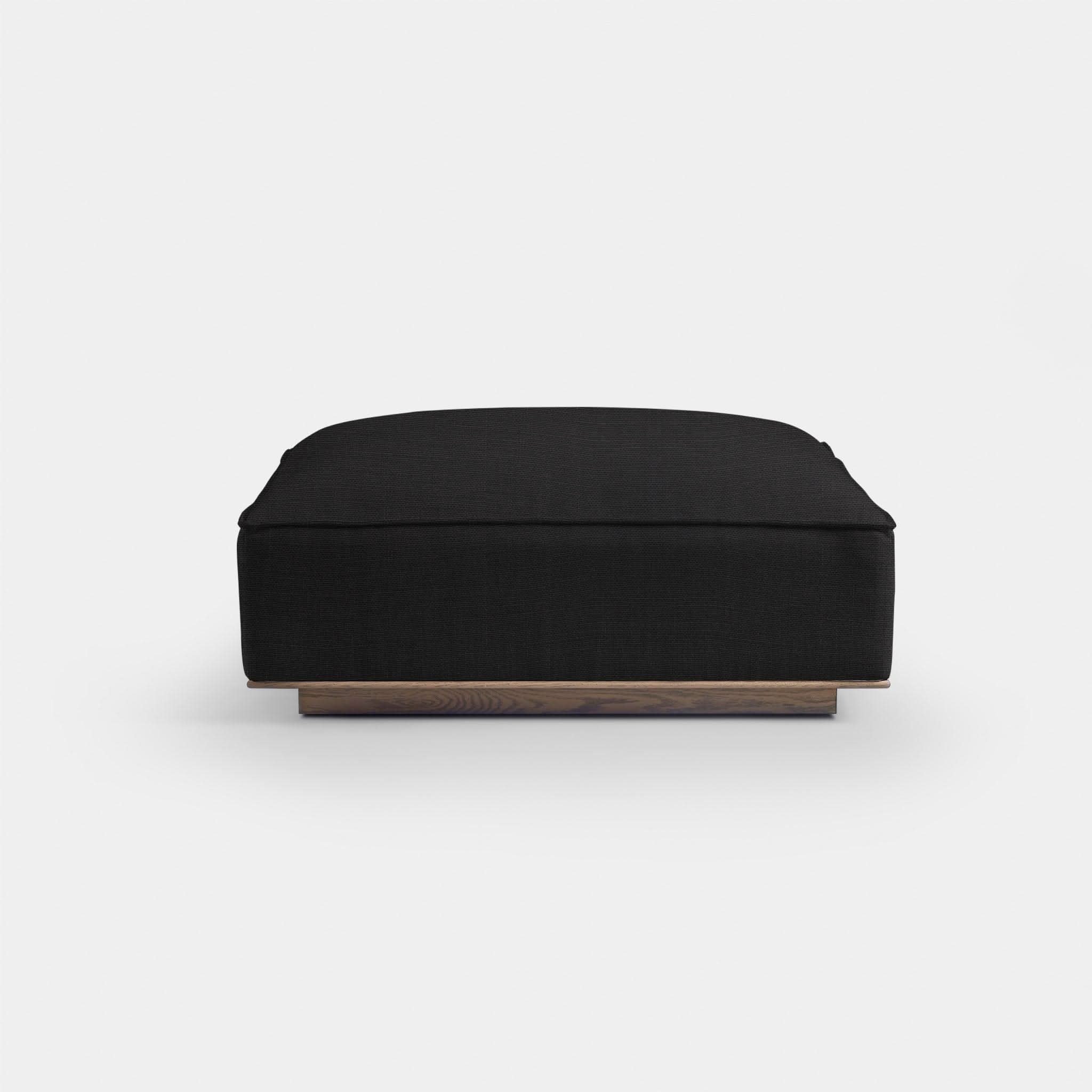 Santorini Ottoman - Modern Round Storage Ottoman with Tufted Upholstery, Versatile Footrest and Coffee Table for Living Room, Bedroom, and Home Decor