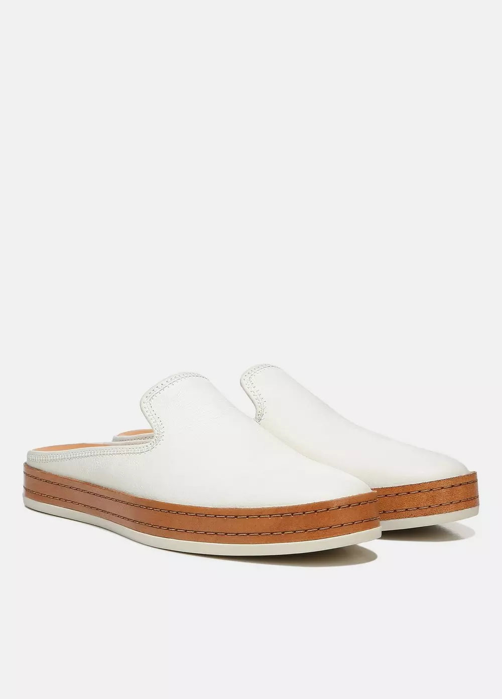 Canella Slip On Sandals for Women - Comfortable Summer Slide Sandals in Optic White - Perfect for Beach, Pool, and Casual Outings