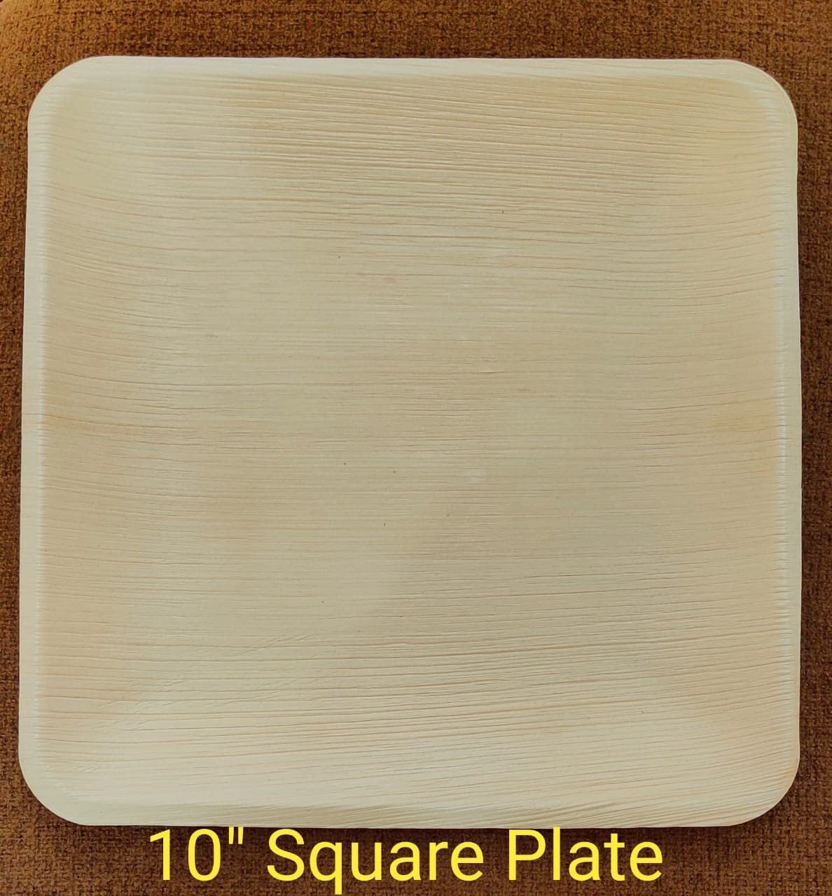 10 Inch Palm Leaf Dinner Plates - Eco-Friendly, Organic & Microwave Safe - Set of 25 for Wedding, Party & Outdoor Dining - Biodegradable Disposable Plates for Sustainable Events
