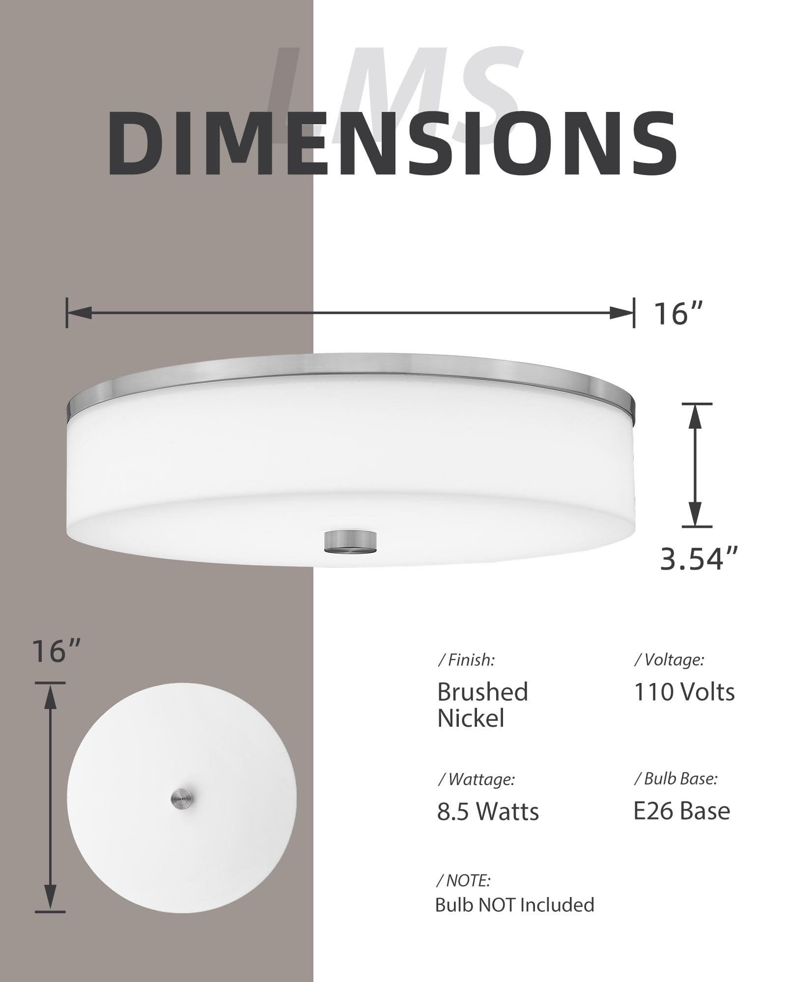 Modern Flush Mount Ceiling Light 16