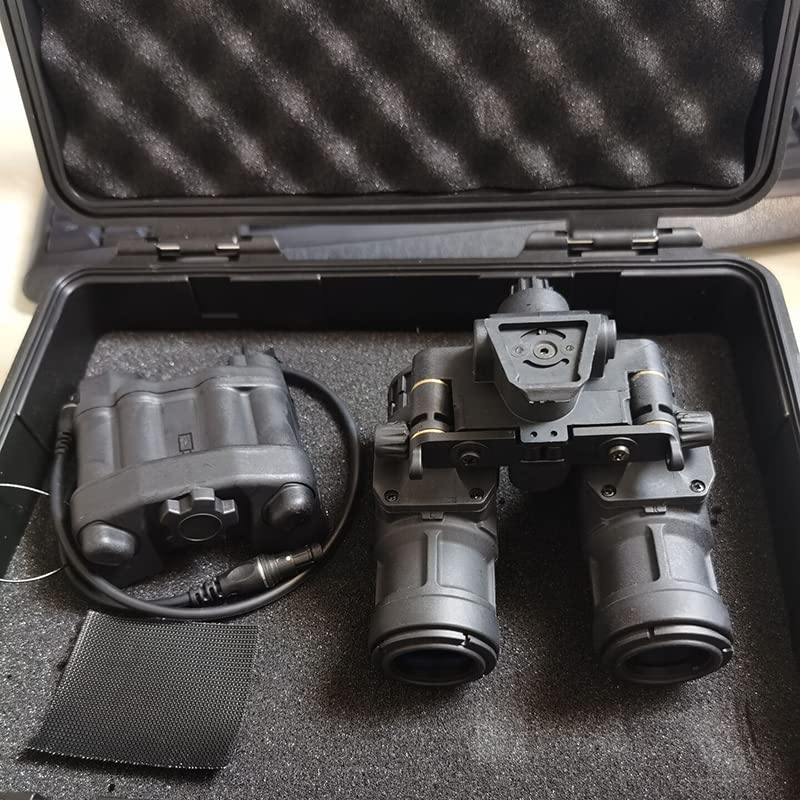 FMA Tactical Airsoft AN/PVS31 Night Vision Goggles - Realistic Dummy NVG with Battery Case for Airsoft Training & Military Simulation