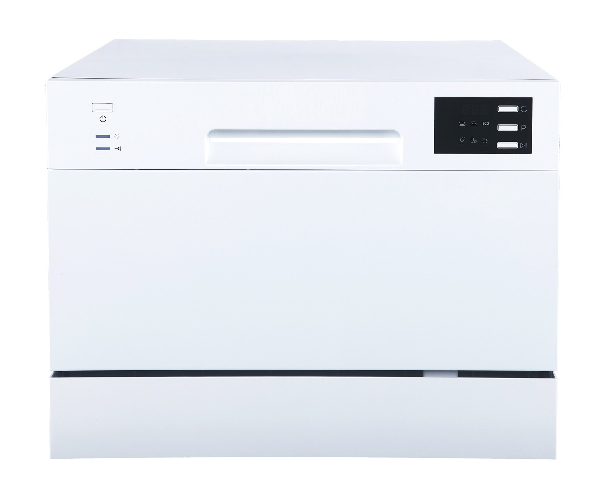 Energy Star Certified Countertop Dishwasher - Compact White SPT SD-2225DWA with Delay Start & LED Display | Perfect for Apartments, RVs, and Small Kitchens