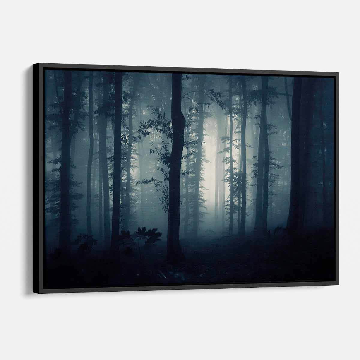 Black Forest Wall Art Canvas Print 0387 - Nature Landscape Painting for Living Room, Bedroom & Office Decor
