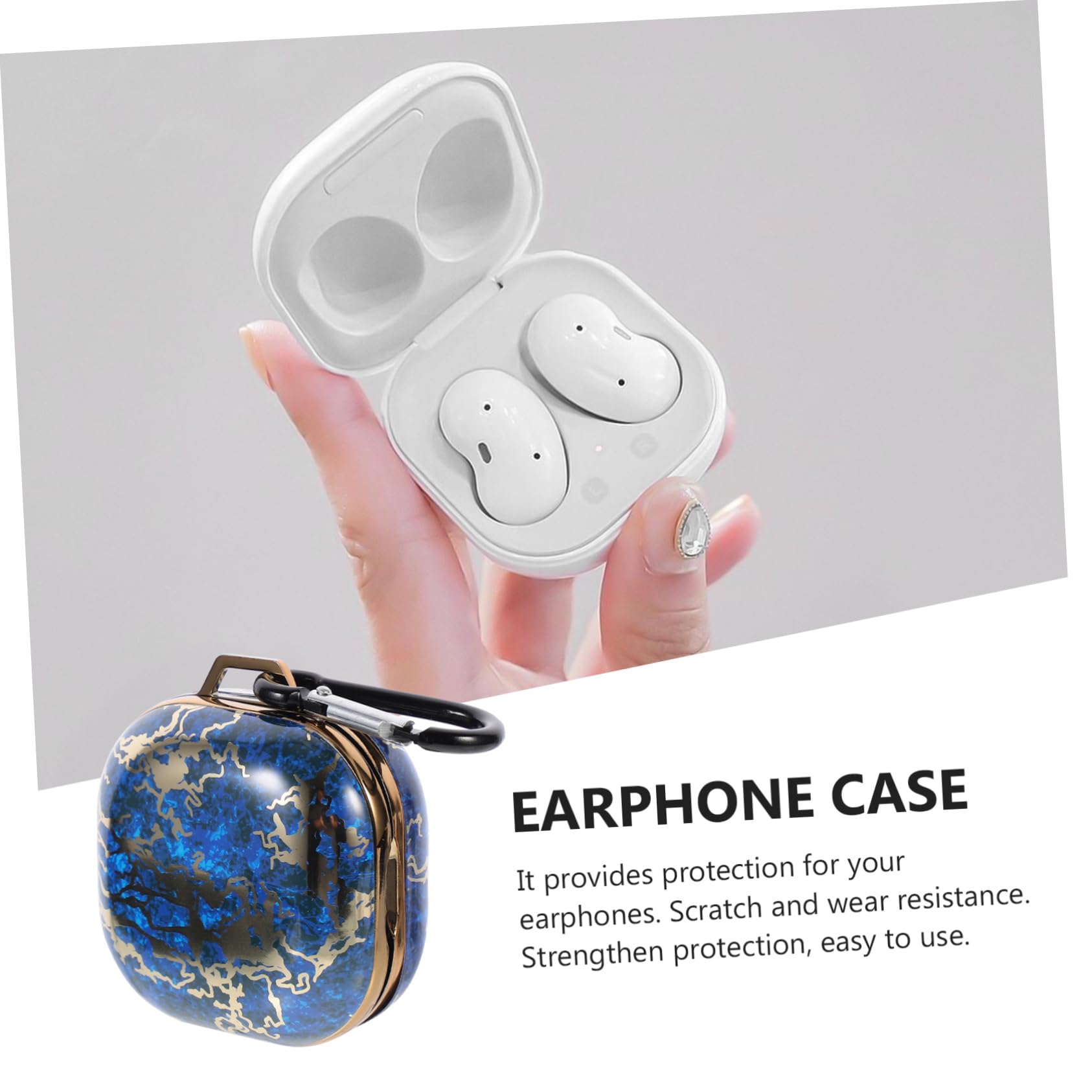 OSALADI Premium Electroplated Headphone Case - Anti-Scratch Protective Cover with Creative Design - Perfect Gift for Music Lovers (Ideal for Travel, Gym & Daily Use)