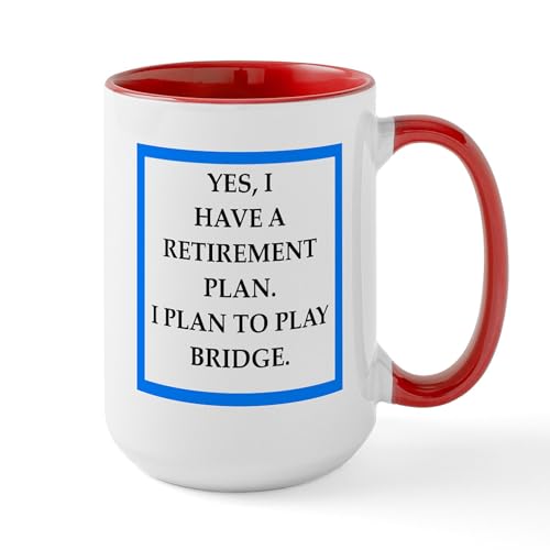 White/Red Inside - Bridge Mugs