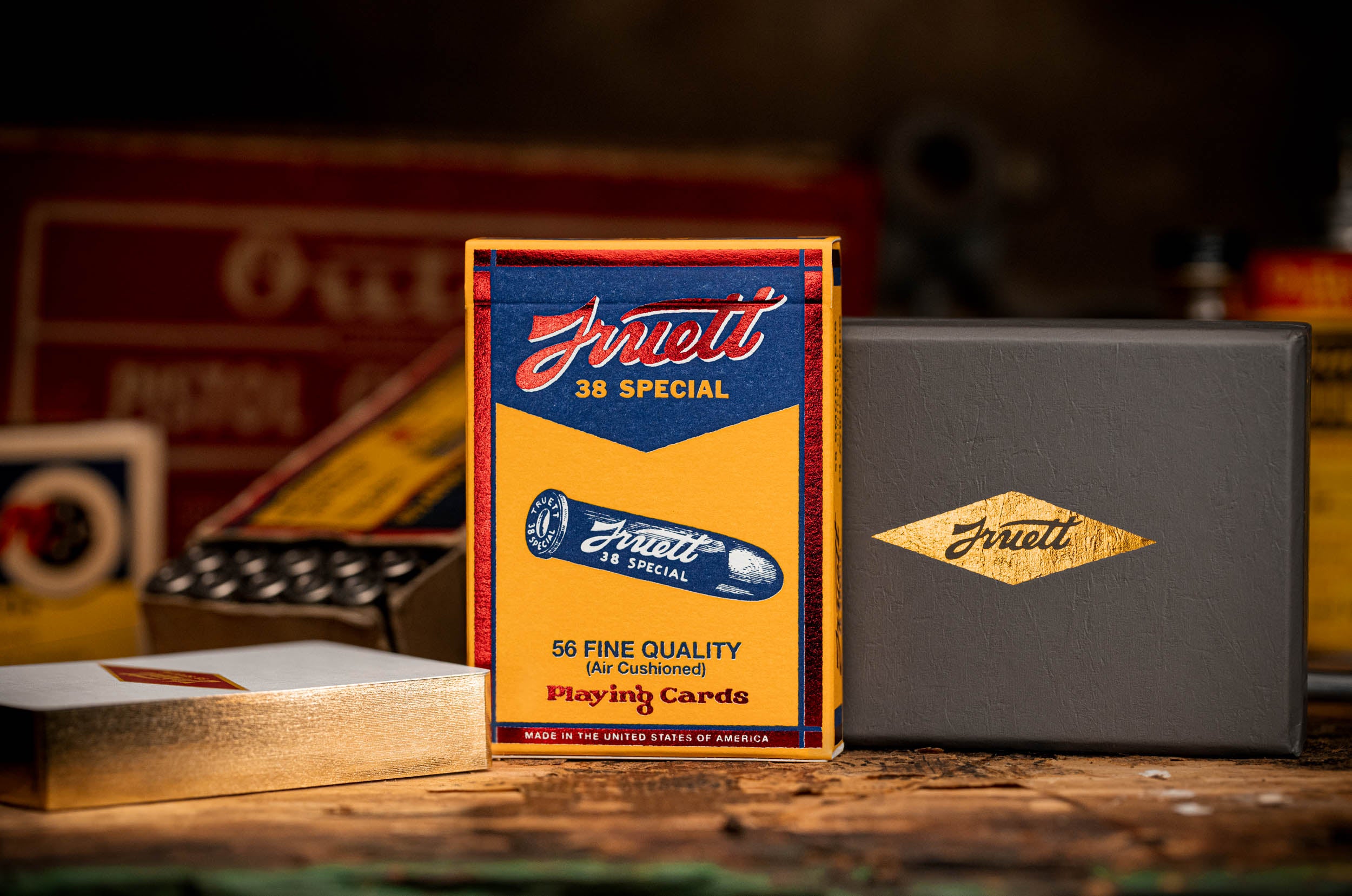 Truett 38 Special Playing Cards - Premium Deck for Poker, Blackjack & Magic Tricks - Perfect for Game Nights, Casino Parties & Cardistry Practice