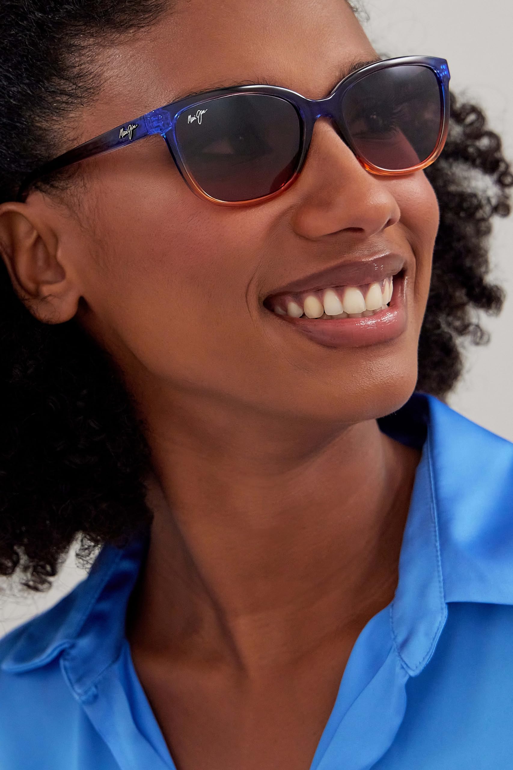 Maui Jim Women's Honi Polarized Cat Eye Sunglasses - UV Protection, Lightweight & Stylish for Driving, Beach & Outdoor Activities