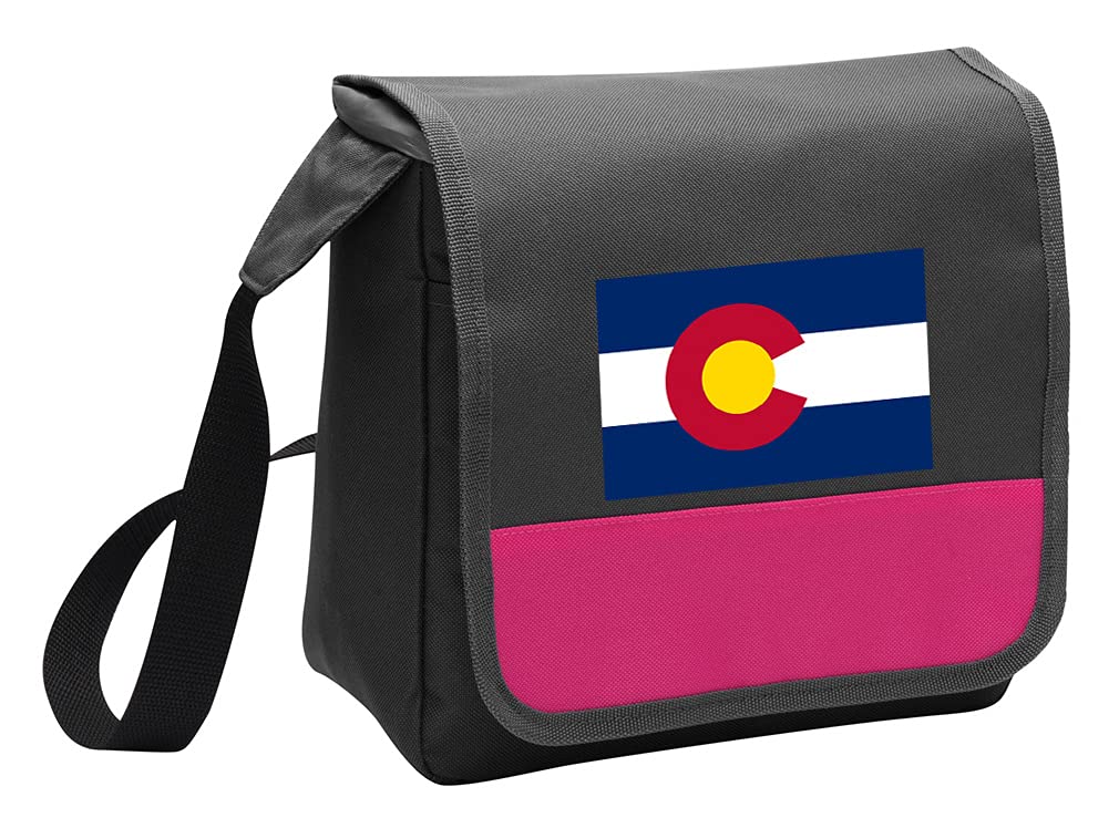 Colorado Flag Insulated Lunch Bag - Cute & Stylish Lunch Box for Work, School, Picnics & Outdoor Adventures