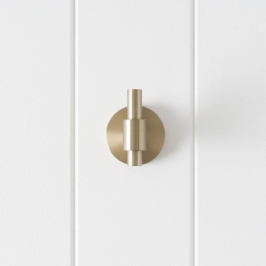 Premium Brushed Nickel Robe Hook - Elegant Bathroom & Bedroom Wall Hanger for Towels, Robes & Clothes - Perfect for Melbourne Homes & Hotels