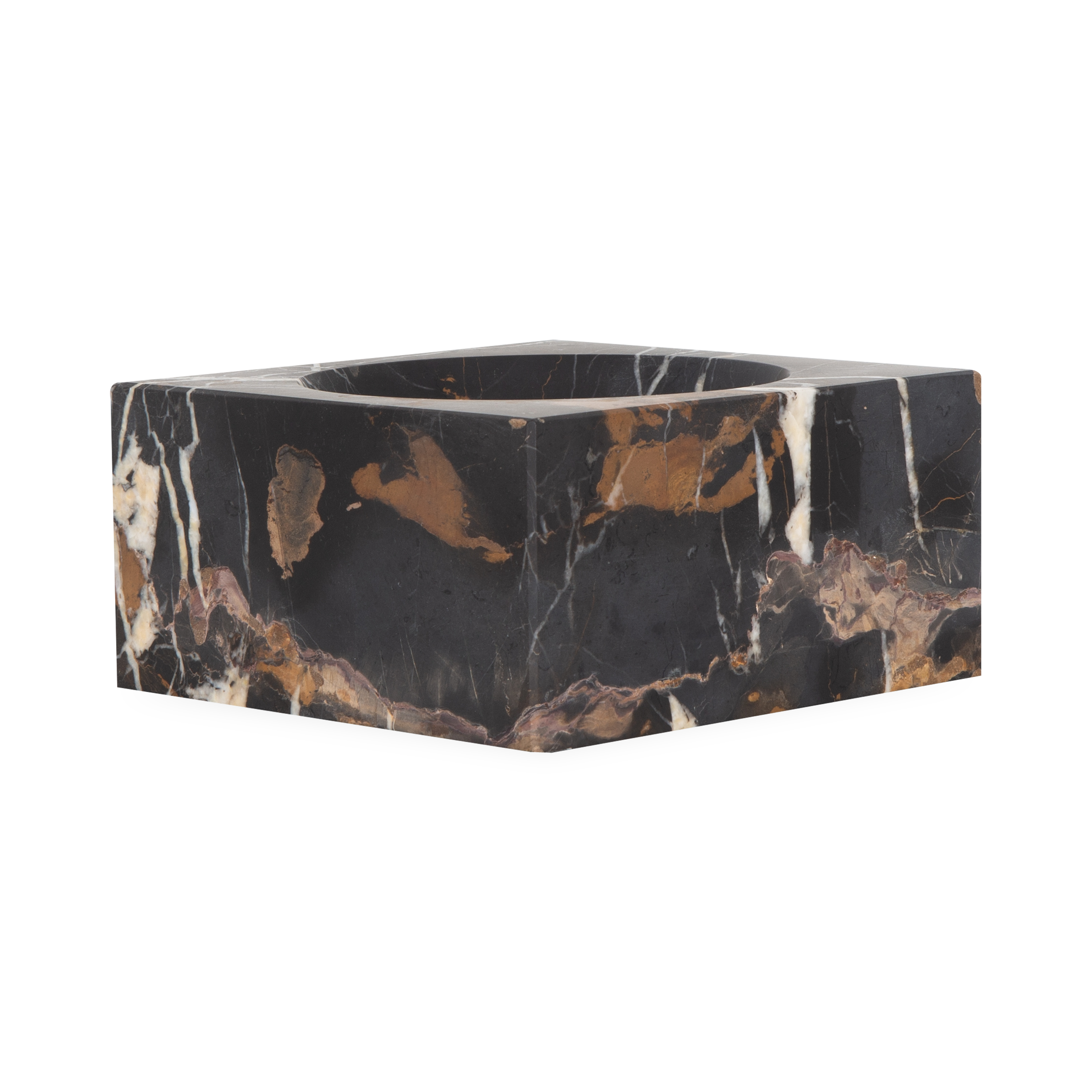 Elegant Marble Square Bowl - Handcrafted Stone Serving Dish for Fruits, Nuts & Decor | Perfect for Dining Table Centerpiece, Wedding Gift & Home Decor