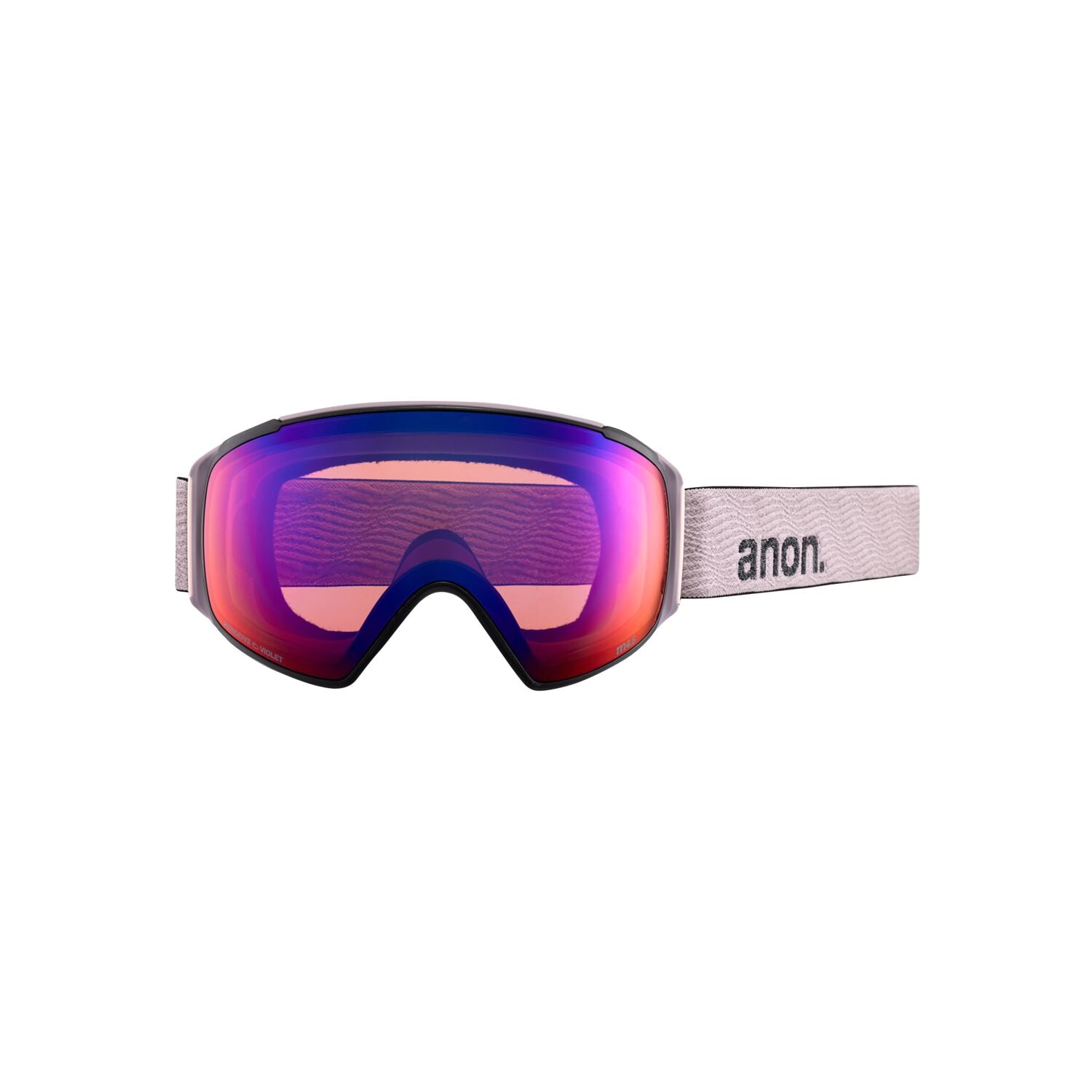 Anon M4S Toric Goggle - Elderberry with Perceive Sunny Onyx Lens - Ski & Snowboard Goggles for Men & Women - Perfect for Sunny & Variable Conditions on Slopes
