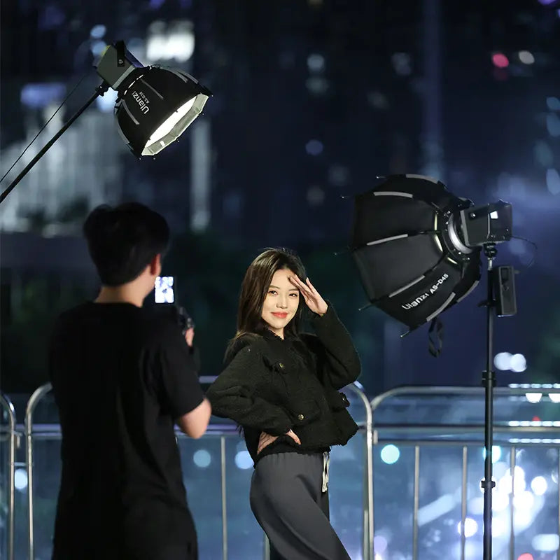 Ulanzi LT005 60W Bi-Color COB LED Video Light with Adjustable Brightness & Temperature - Perfect for YouTube, Photography, Live Streaming & Studio Lighting