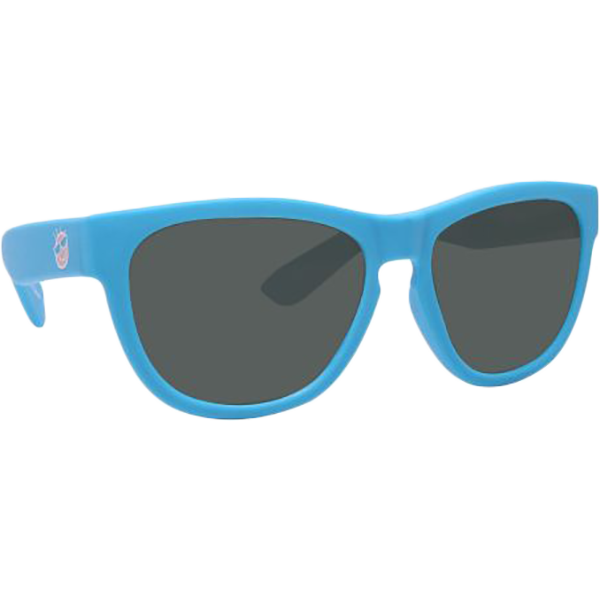 Classic (0-3) Baby Blue/Polarized Grey Sunglasses for Infants – UV Protection & Comfort for Outdoor Play, Beach, and Car Rides