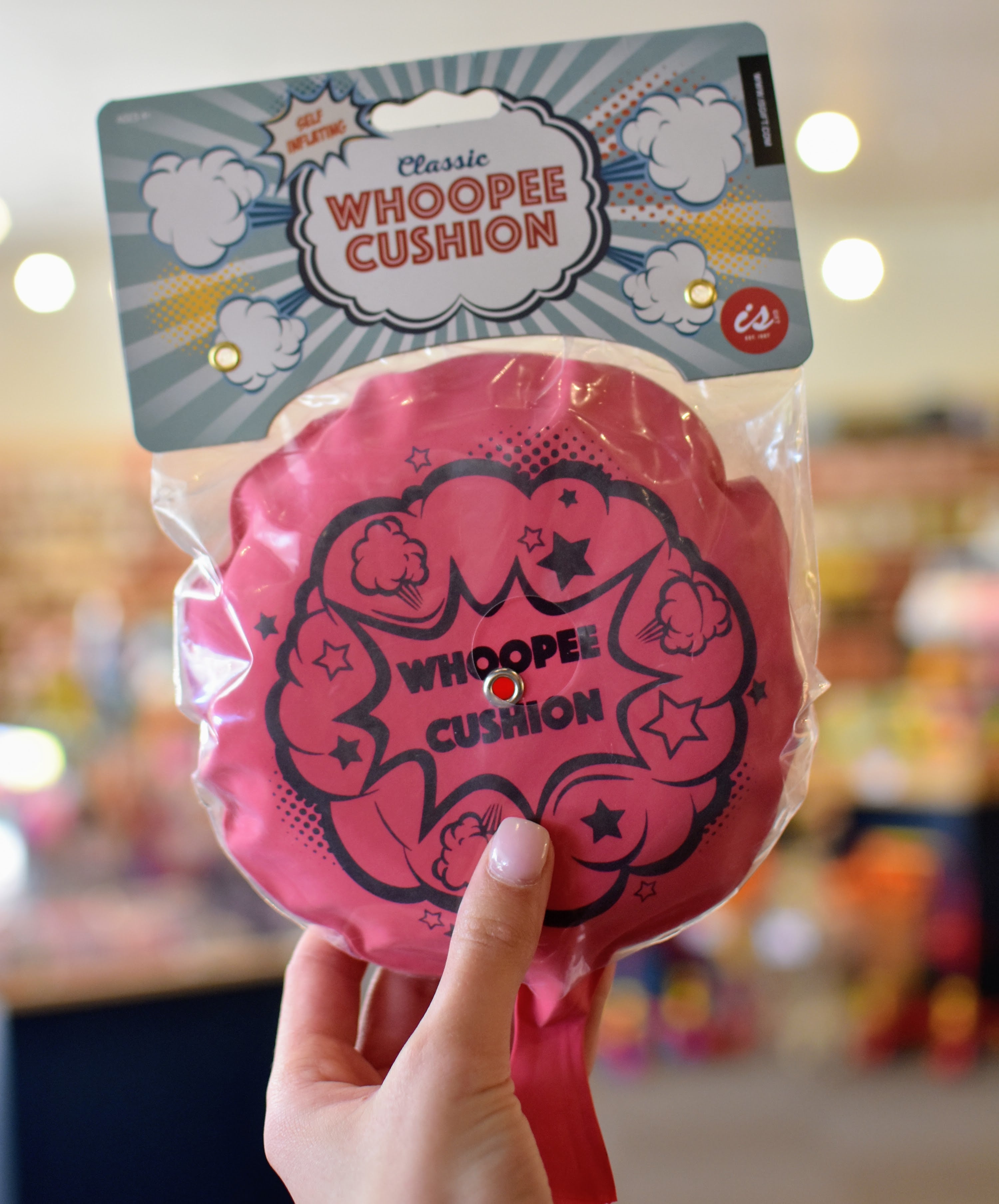 Discovery Zone Whoopee Cushion - Self-Inflating Prank Toy for Kids & Adults - Perfect for Parties, Gags & Practical Jokes