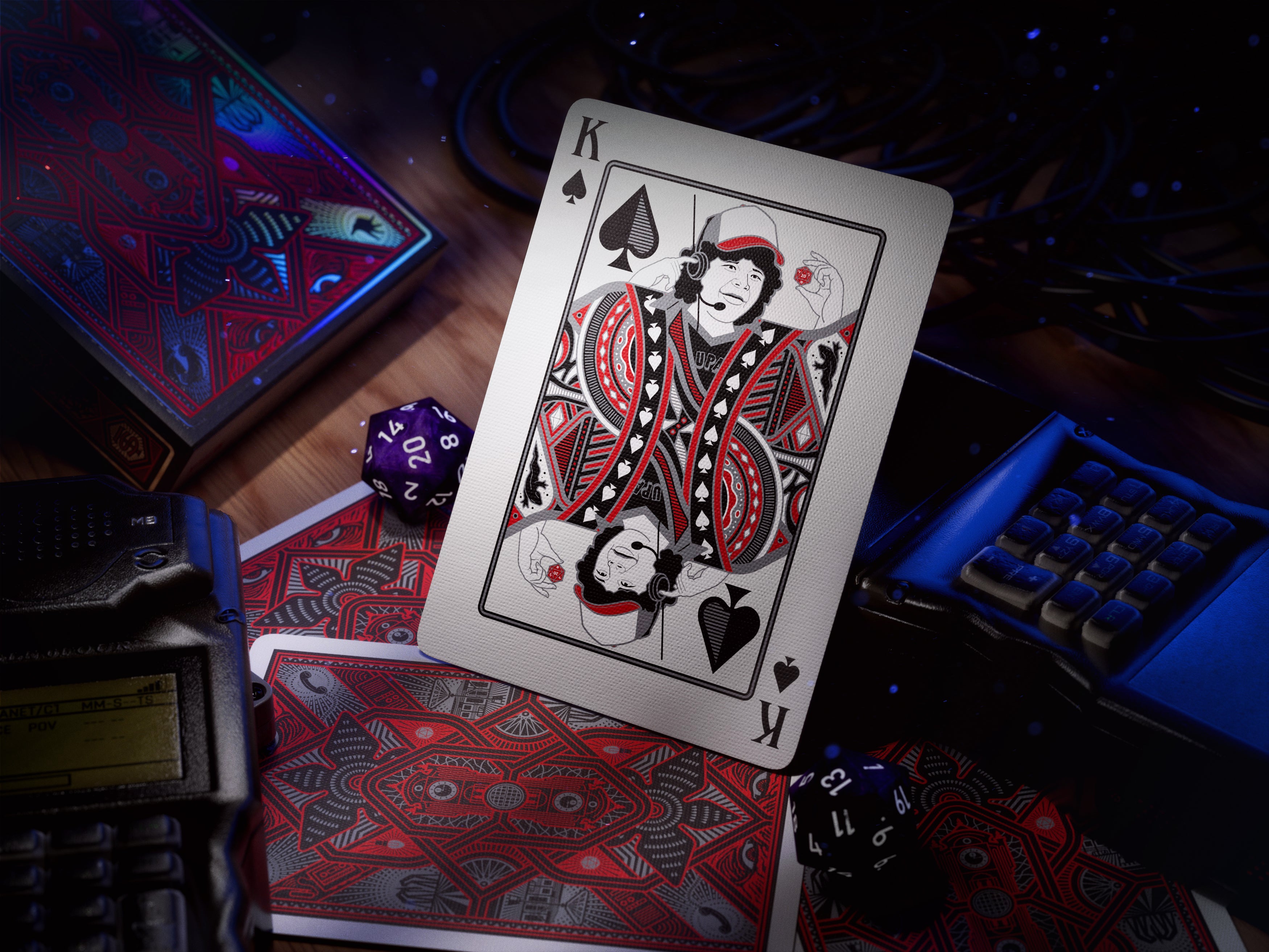 Stranger Things Playing Cards - Official Netflix Show Themed Deck for Collectors & Game Nights - Perfect for Fans, Gifts, and 80s Nostalgia