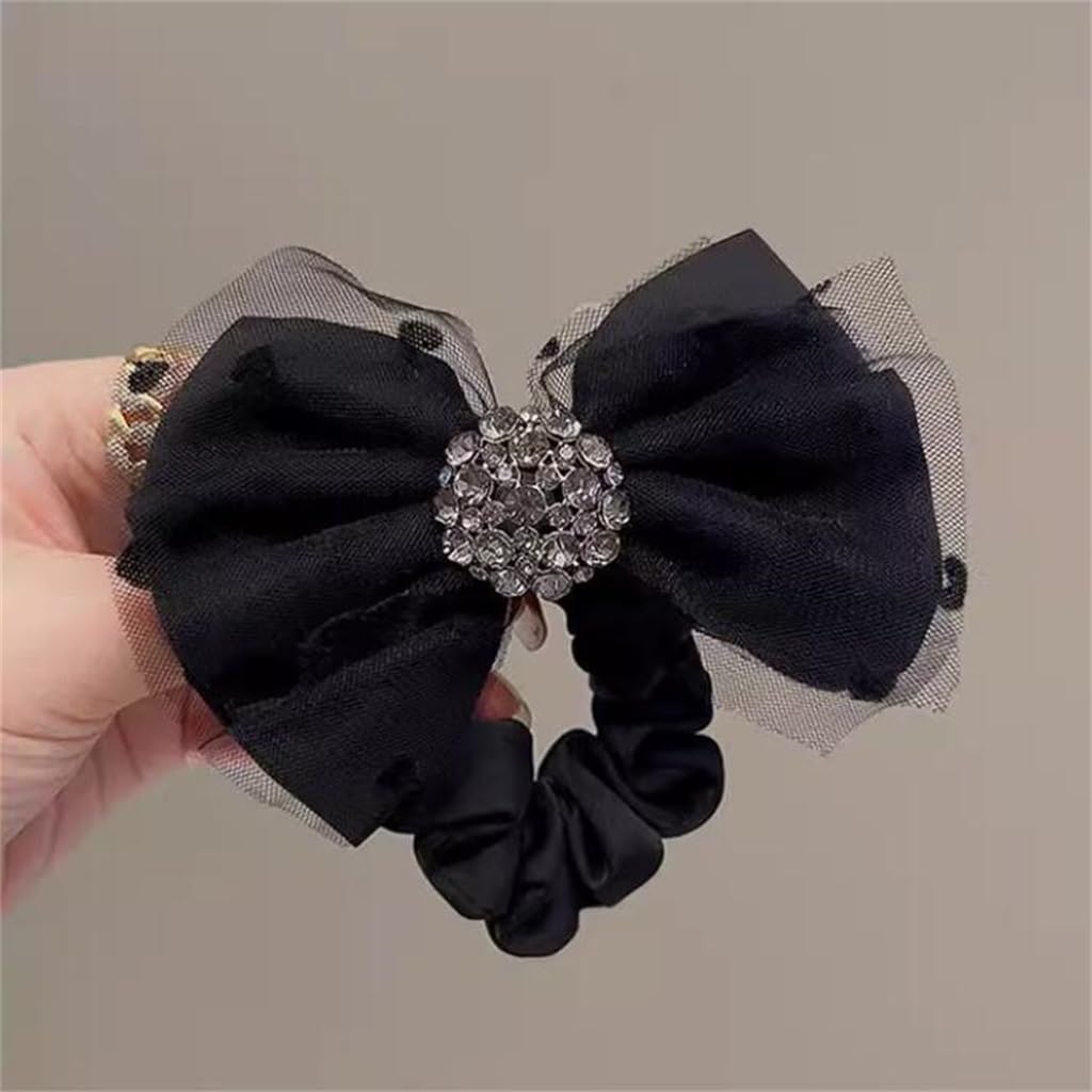 Sparkling Rhinestone Mesh Hair Ring Headband - Elegant Crystal Hair Rope for Women | Perfect for Parties, Weddings & Special Occasions