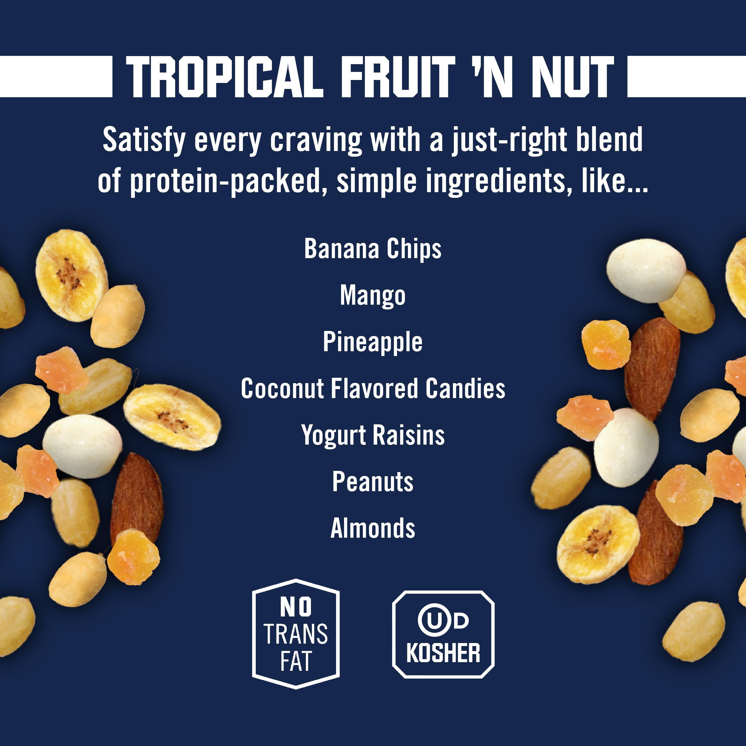 Kar's Nuts Tropical Fruit & Nut Trail Mix - 2.5oz Individual Snack Packs (Bulk 42 Count) | Gluten-Free, Vegan Healthy Snacks | Perfect for Office, Hiking & On-the-Go Energy Boost