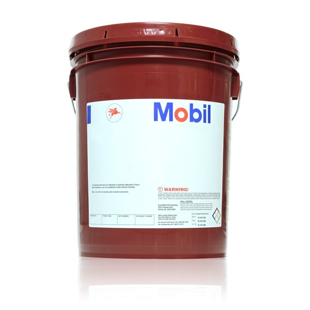 Mobil DTE FM 32 Food Grade Machine Oil - 5 Gallon Pail for Commercial Food Processing Equipment & Industrial Machinery