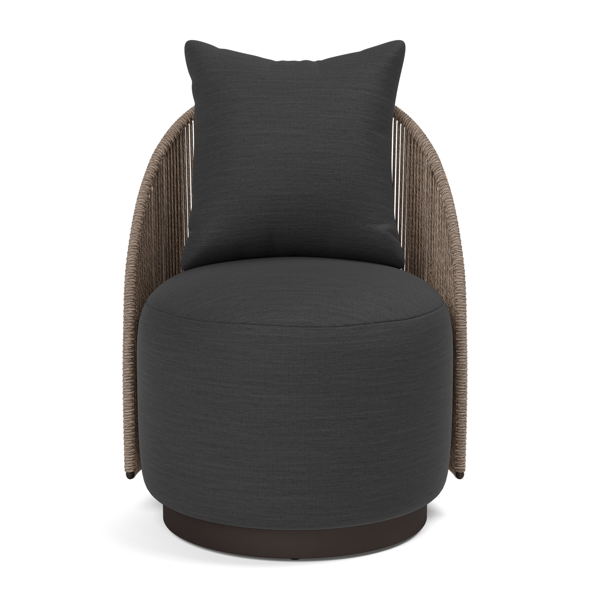 Milan Swivel Dining Chair - Modern Upholstered Kitchen Counter Stool with 360° Rotation - Perfect for Dining Room, Kitchen Island, Bar & Breakfast Nook