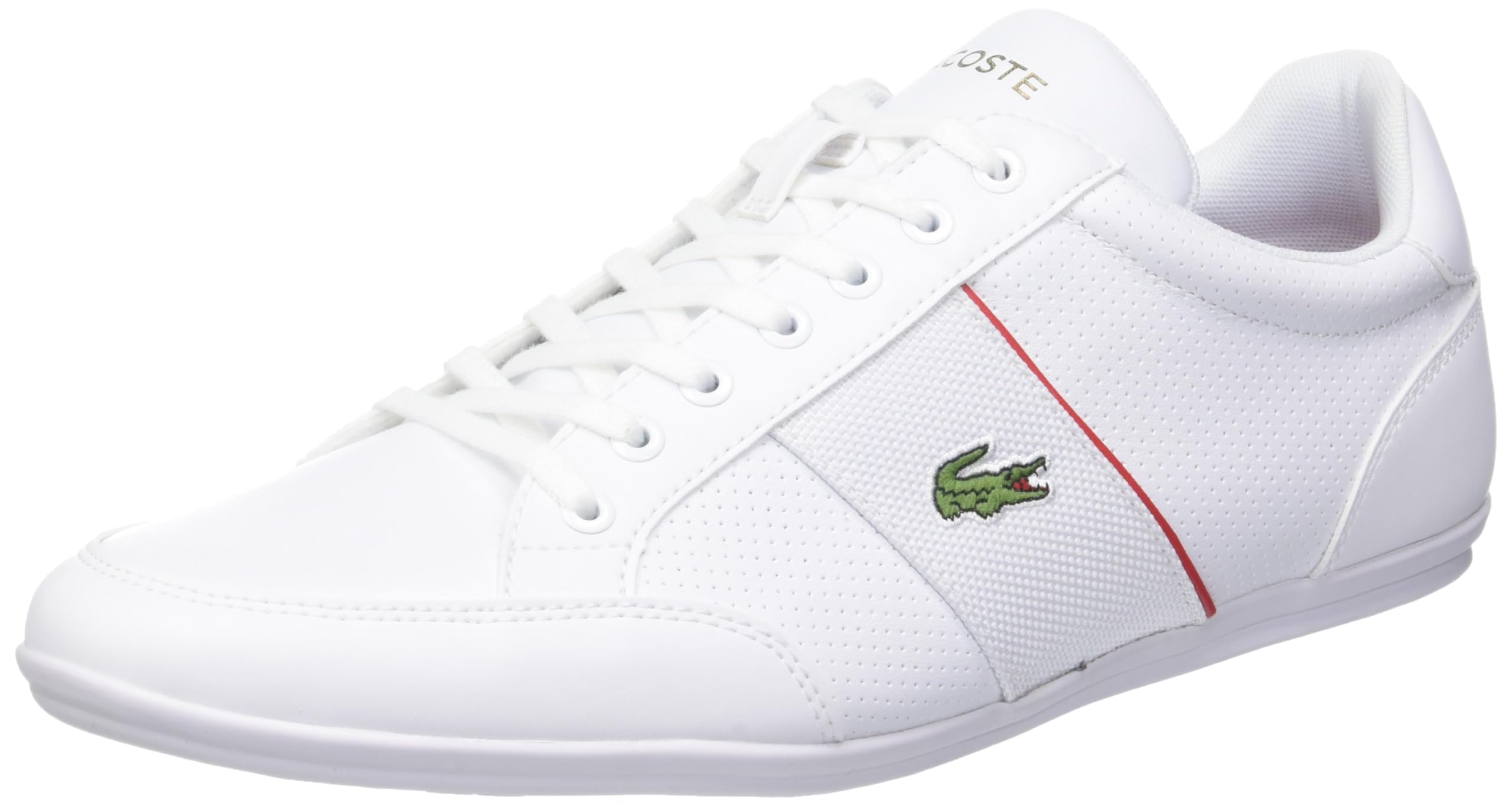 Lacoste Men's Nivolor Sneakers - Classic Casual White Leather Tennis Shoes for Men | Comfortable Walking & Everyday Wear | Gym, Work, Street Style