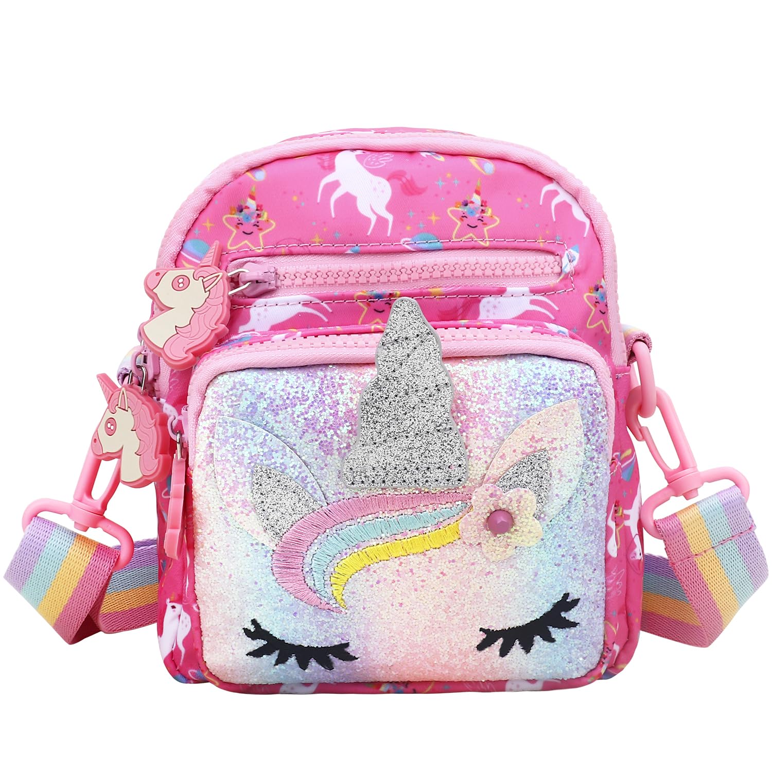 Stylish Girls Crossbody Bags for Kids Age 3-12 - Cute & Durable Purses for Little Girls - Perfect Birthday Gifts, School Accessories & Travel Essentials