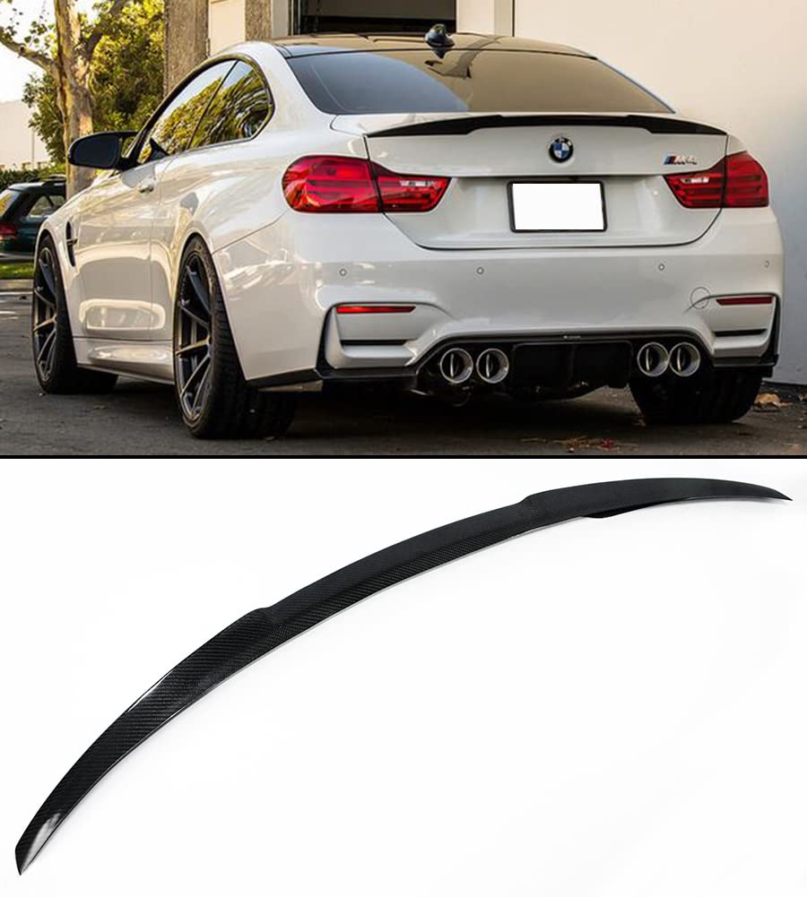 Carbon Fiber Trunk Spoiler Wing for 2014-2020 BMW F82 M4 - High Performance Style, Lightweight & Durable - Perfect for Racing, Car Shows & Street Performance Upgrades