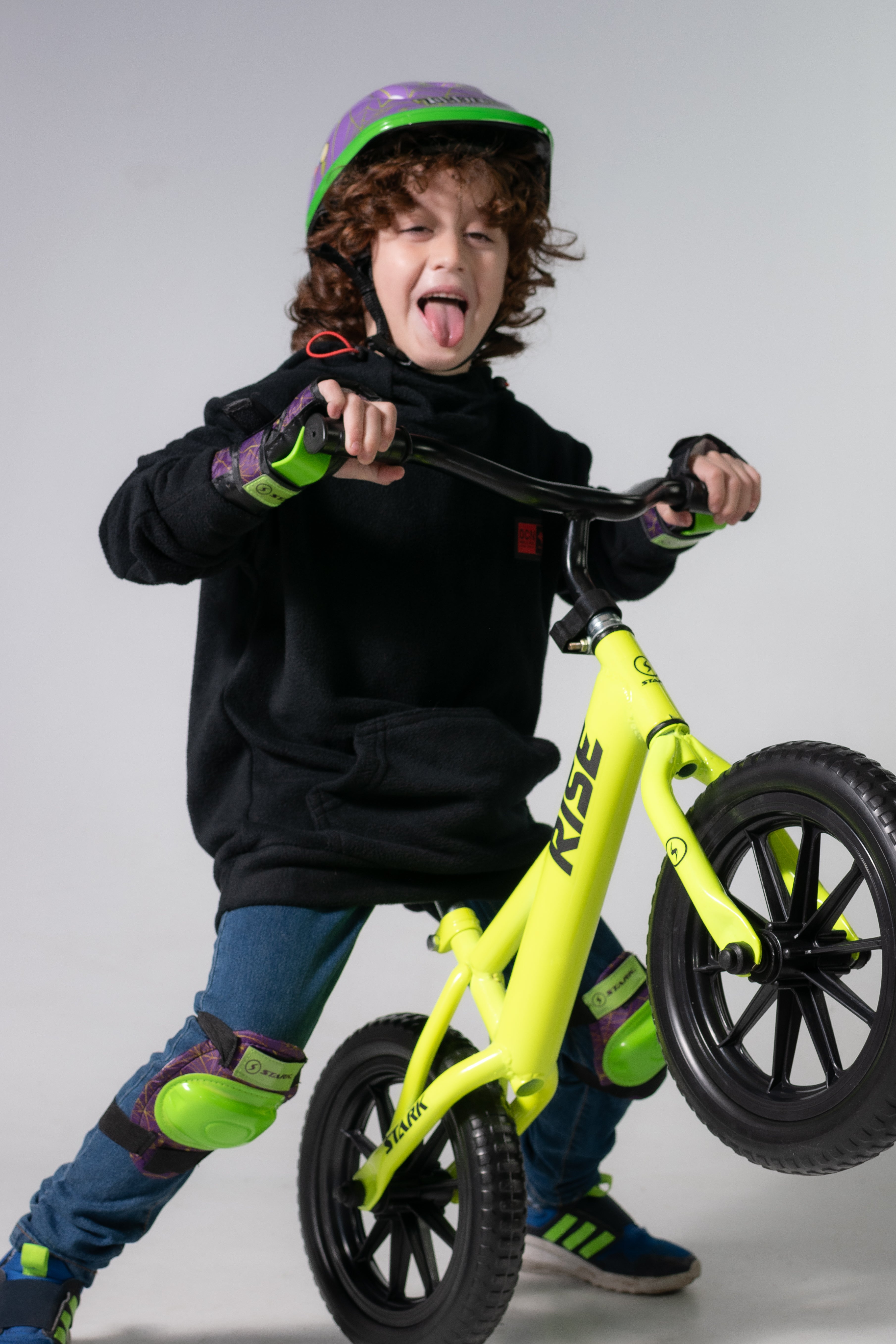 12 Inch Kids Bike with Training Wheels - Rise Power Yellow Bicycle for Toddlers - Perfect for Outdoor Play, Backyard Riding & Learning to Cycle