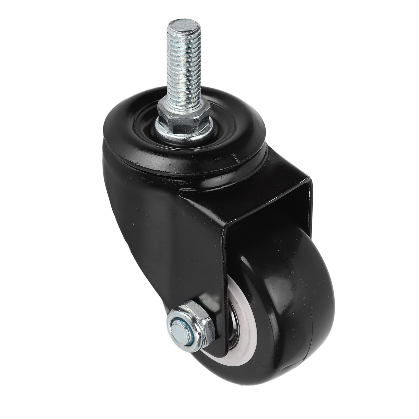 Heavy Duty Swivel Caster Wheels with Thickened Axle - Low Noise Smooth Rolling Trolley Wheels for Furniture, Carts, and Industrial Equipment Moving
