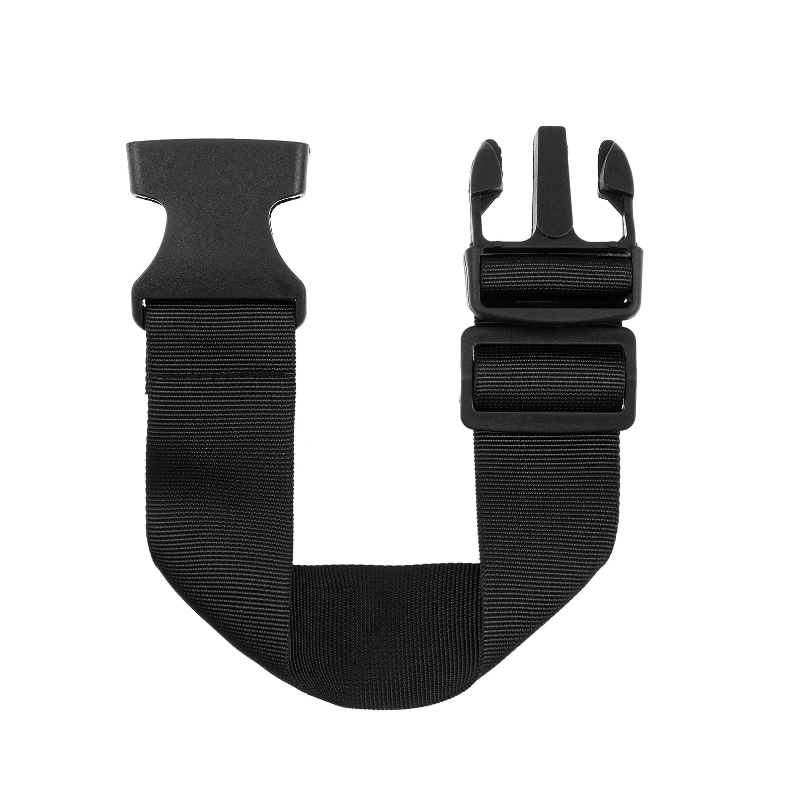 Adjustable Fanny Pack Extender Strap - Elastic Belt Bag Extension for Travel, Hiking & Everyday Use - Black Belt Bag Accessory for Waist Pack Expansion