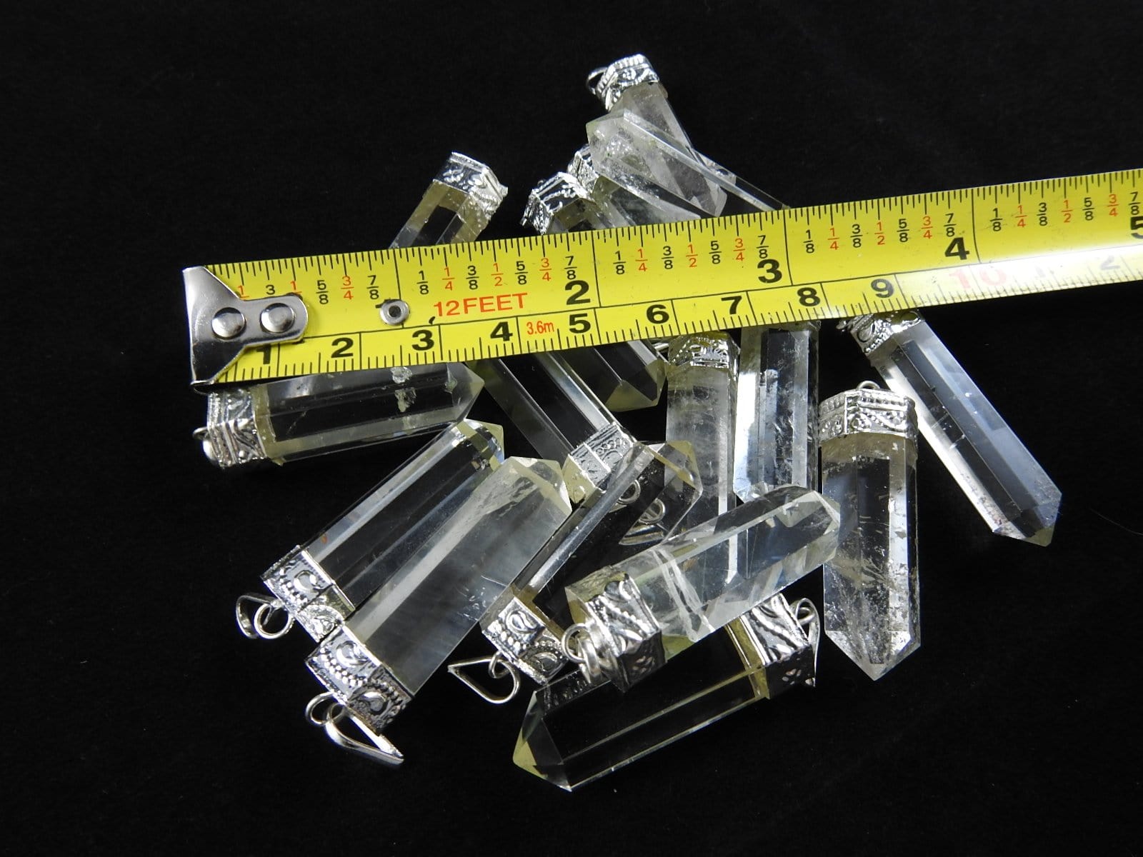 Natural Clear Quartz Point Pendant Necklace - Healing Crystal Jewelry for Meditation, Energy Cleansing & Spiritual Protection
