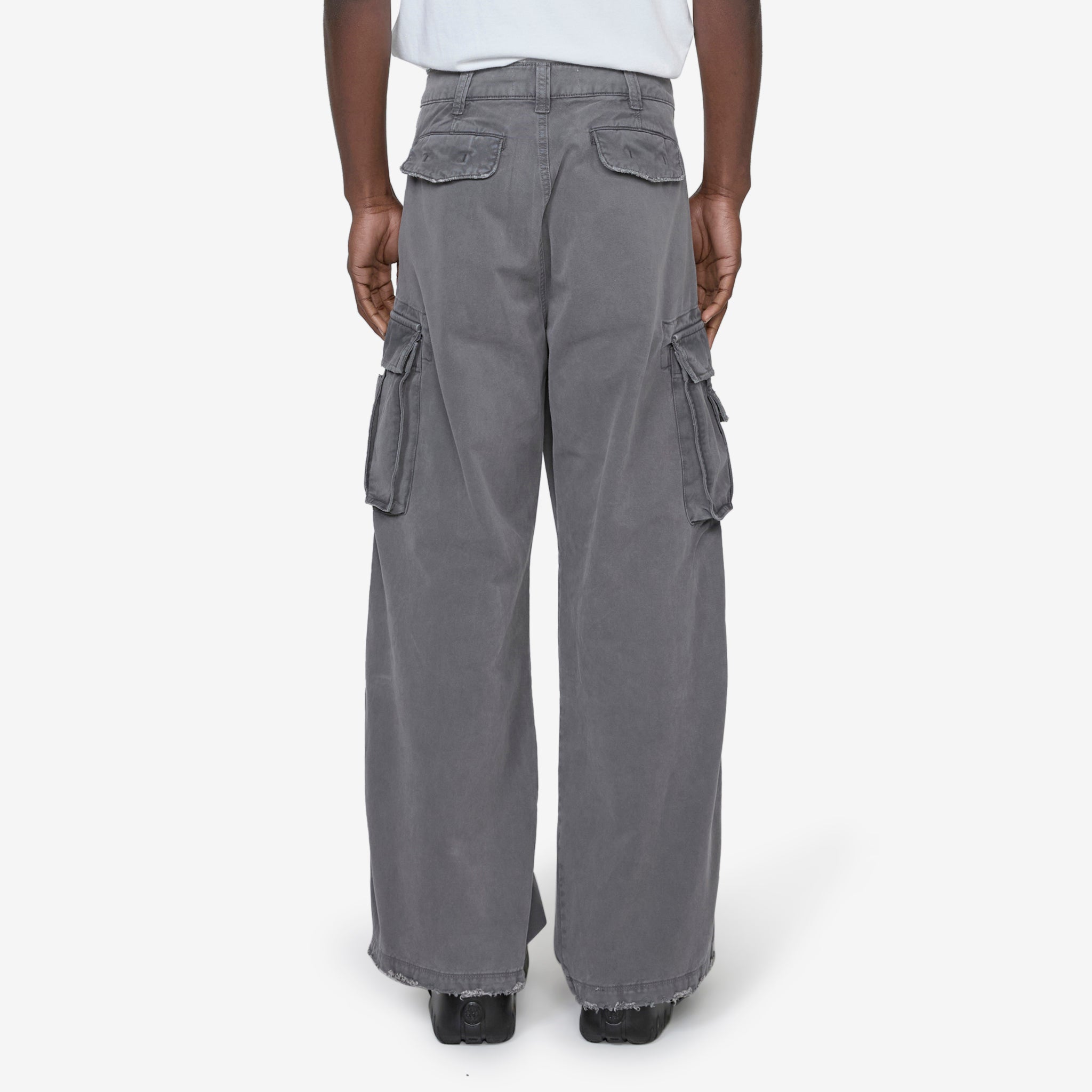 Classic Black Woven Cargo Pants for Men - Durable & Stylish Outdoor Workwear for Hiking, Camping & Casual Wear