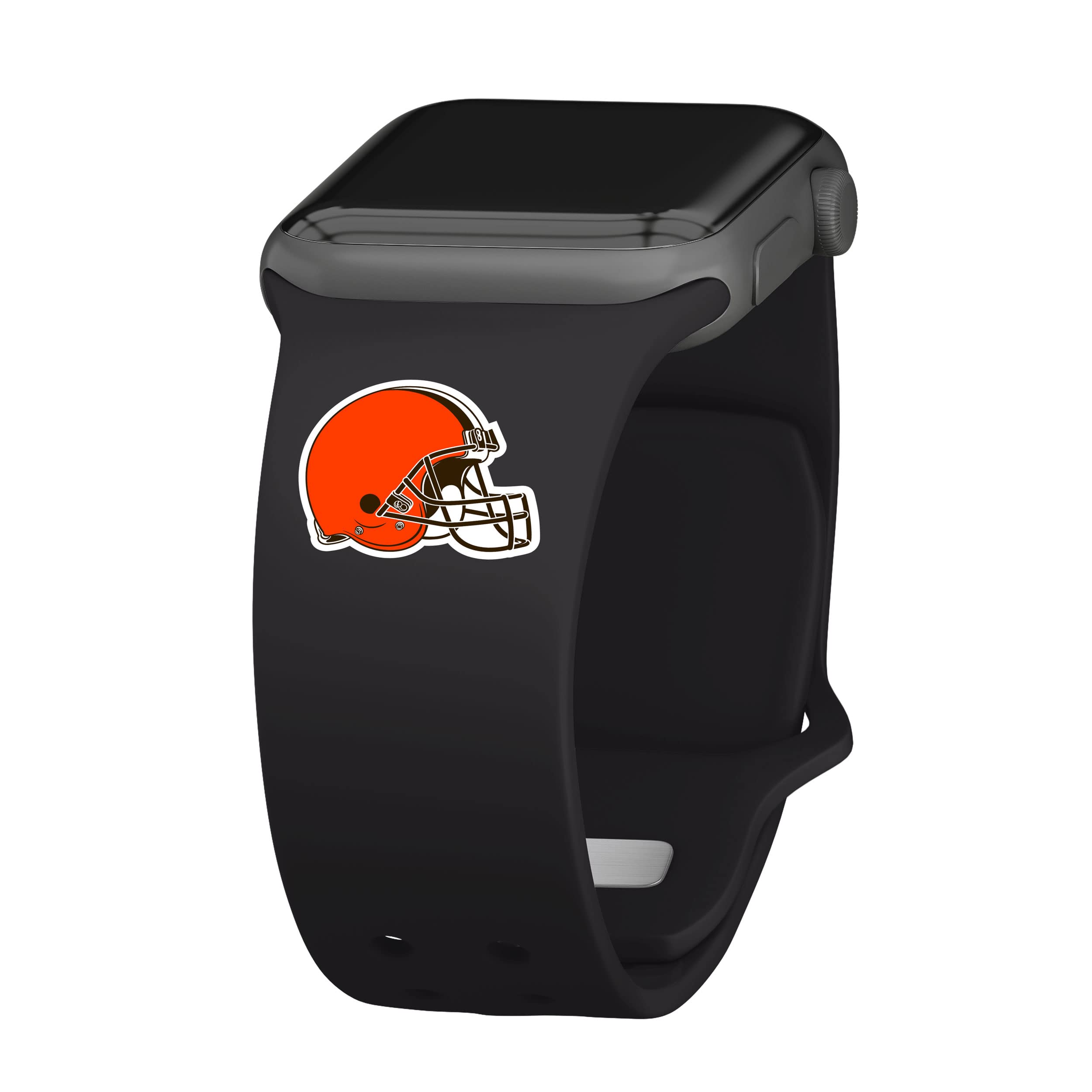 Cleveland Browns Silicone Apple Watch Band - 3-Piece Set for Sports & Fitness