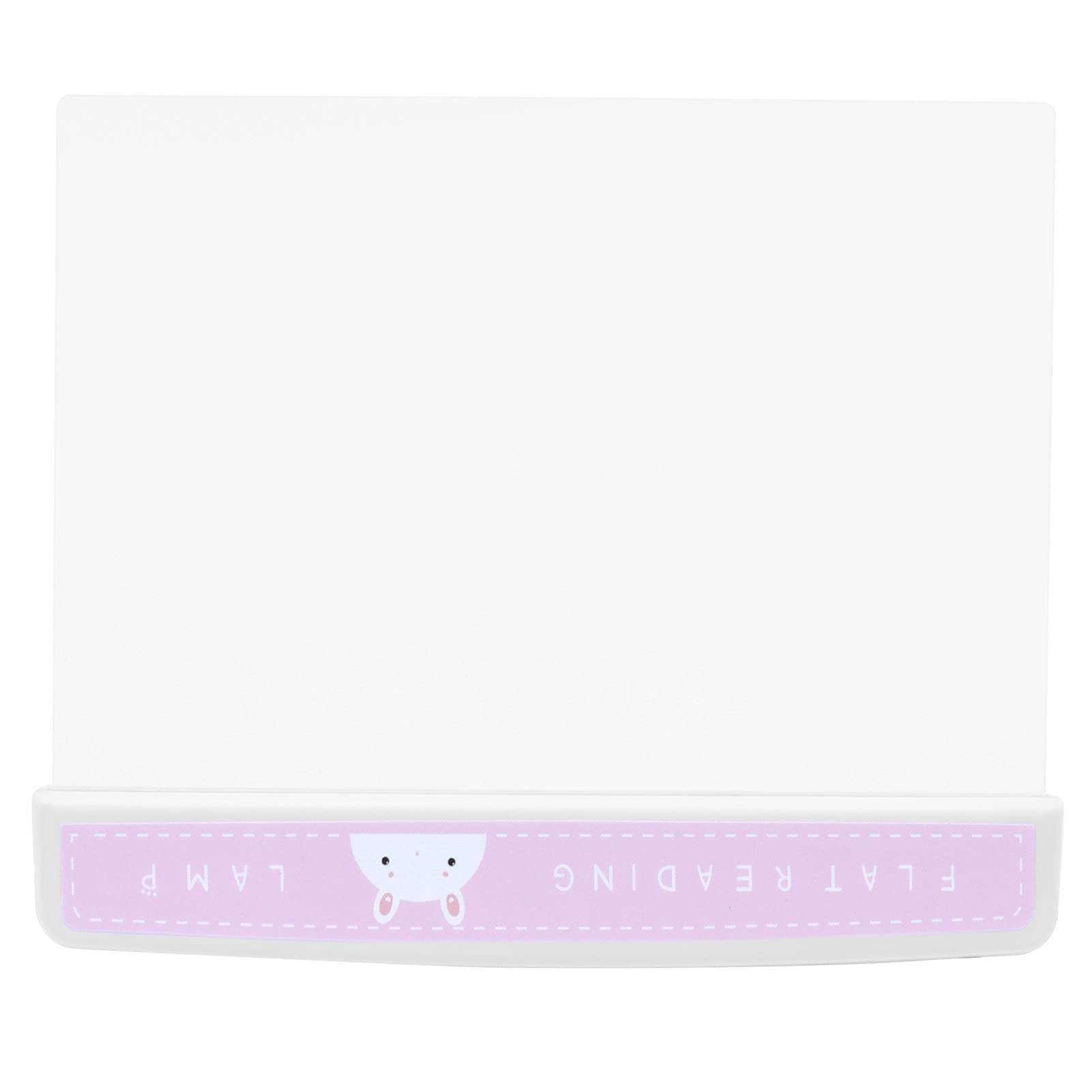 LED Book Light with Cartoon Rabbit Design - Flat Reading Light, Lightweight & Low Power, Natural Wavelength for Home & School Use - Perfect for Bedtime Reading, Study Sessions & Travel