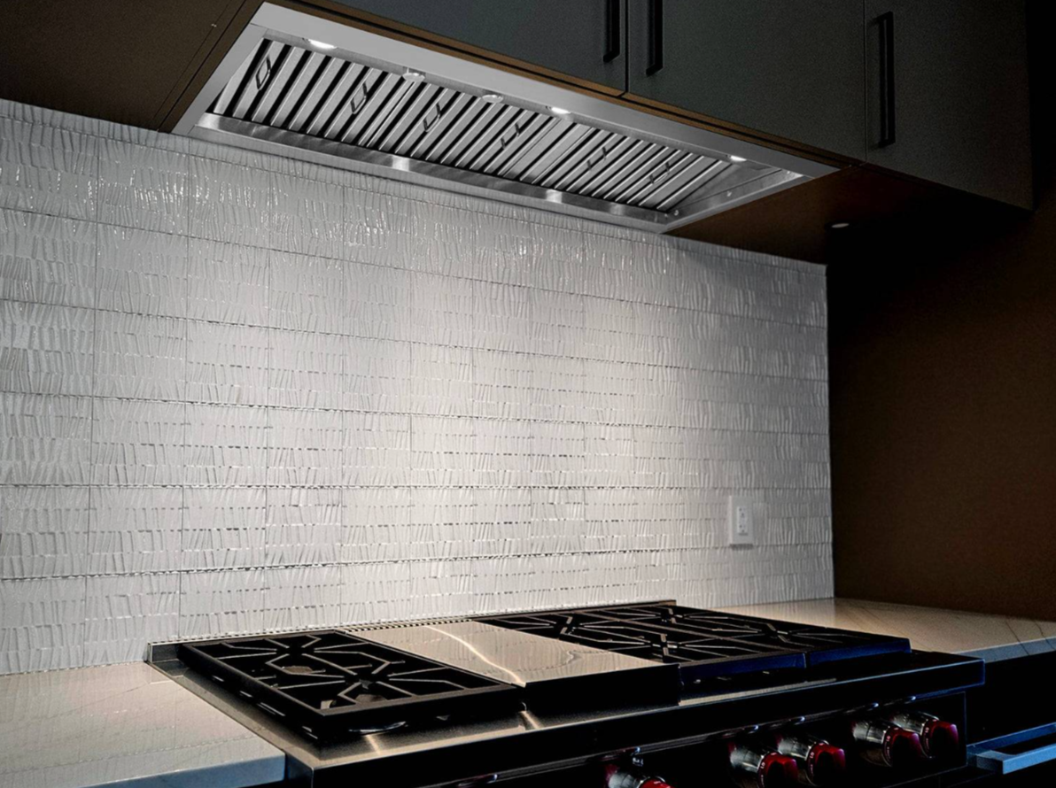 Victory 60-Inch Typhoon Range Hood Insert - 1200 CFM Powerful Stainless Steel Kitchen Vent Hood for Gas Stove, Island Mount | Ideal for Home Chefs & Commercial Kitchens