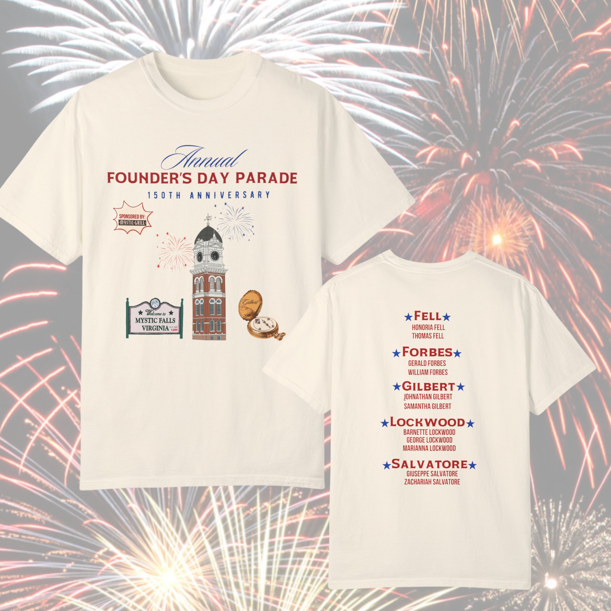 Founder's Day Parade T-Shirt - Comfortable Cotton Tee for Patriotic Celebrations & Community Events
