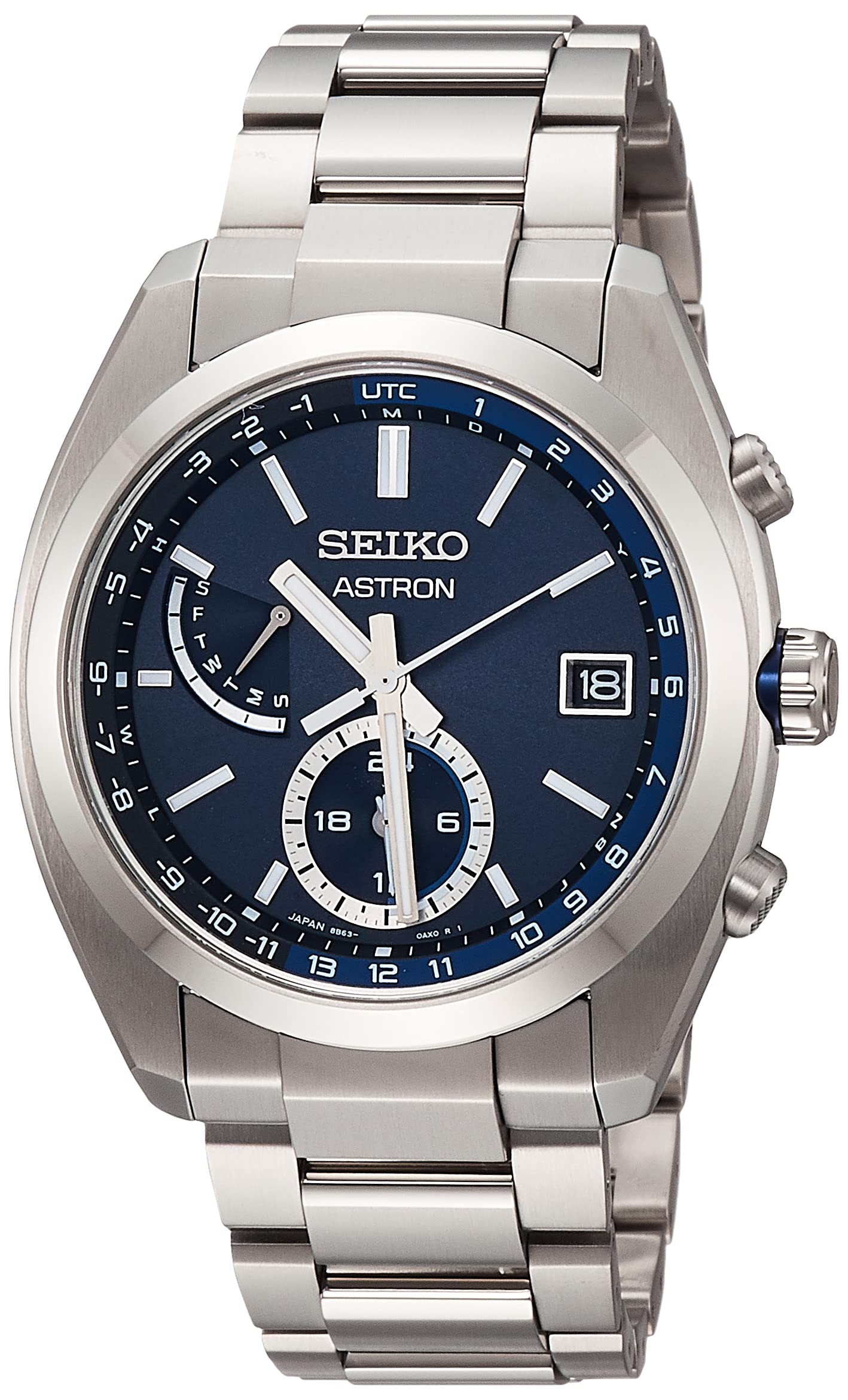 SEIKO SBXY013 ASTRON Solar Radio Wave Men's Watch with Metal Band - Japanese Import | Perfect for Business, Travel & Luxury Gifting